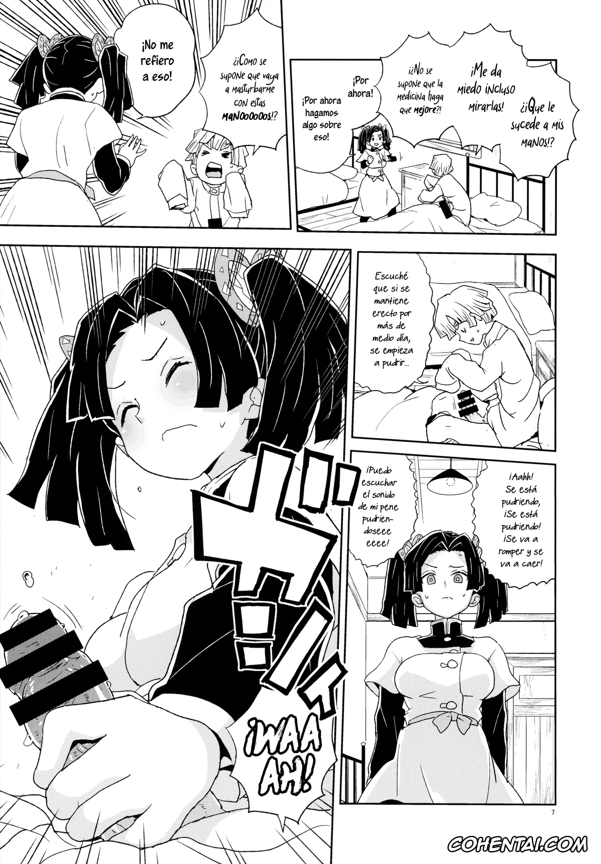 Kimetsu No Yaiba | Demon Slayer hentai, Aoi Kanzaki hentai, Zenitsu Agatsuma hentai, Aoi-chan Arigatou Itsumo Atatakai Kango o Shite Kurete… (Kimetsu no Yaiba), pagina 6