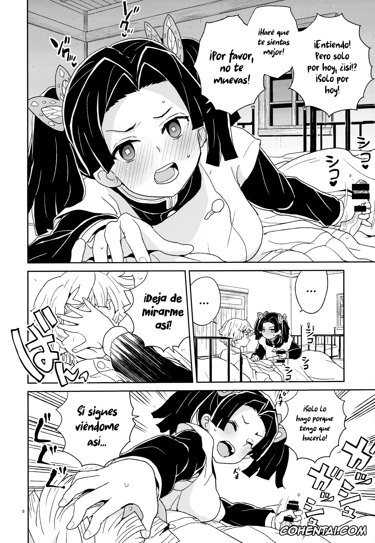 Kimetsu No Yaiba | Demon Slayer xxx, Aoi Kanzaki xxx, Zenitsu Agatsuma xxx, Aoi-chan Arigatou Itsumo Atatakai Kango o Shite Kurete… (Kimetsu no Yaiba), pagina 7