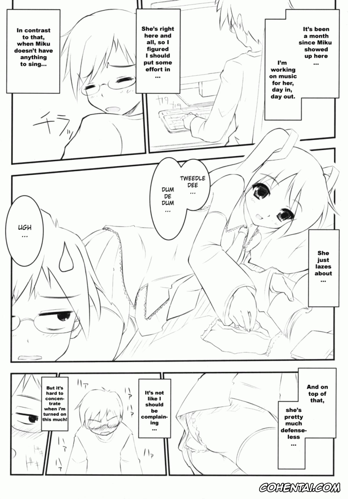 VOCALOID porno, Miku Hatsune porno, Mikuwata (Vocaloid), pagina 14