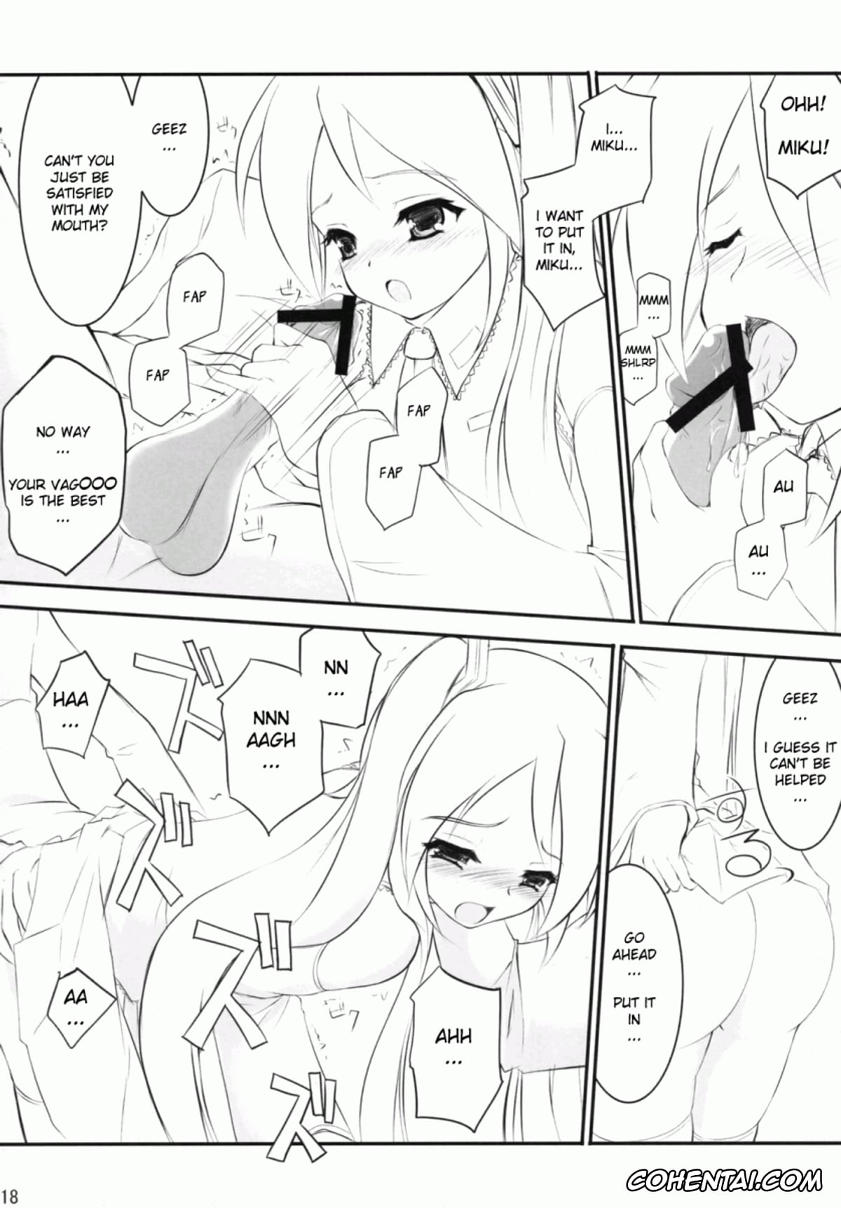 VOCALOID porno, Miku Hatsune porno, Mikuwata (Vocaloid), pagina 17