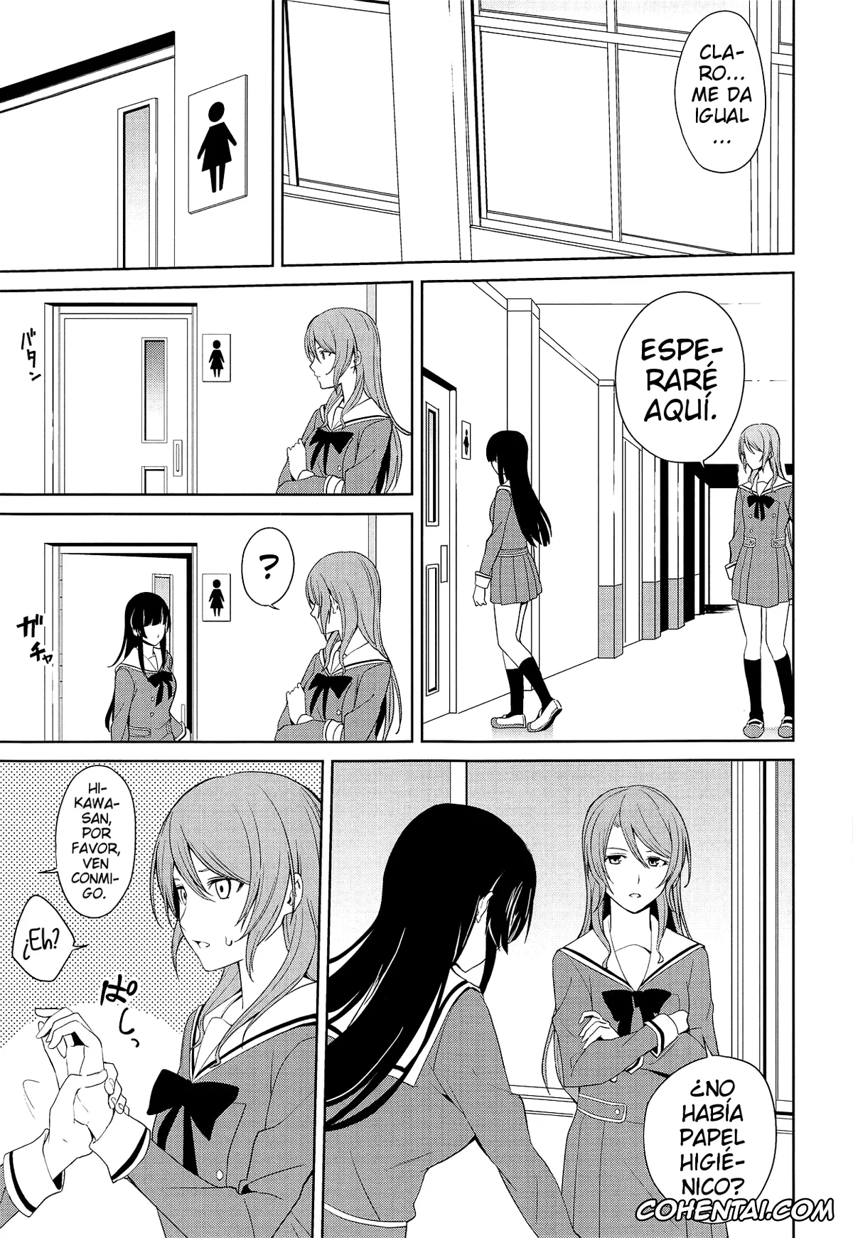 BanG Dream! hentai, Rinko Shirokane hentai, Sayo Hikawa hentai, RinSayo Futanari Ecchi Bon (BanG Dream!), pagina 6