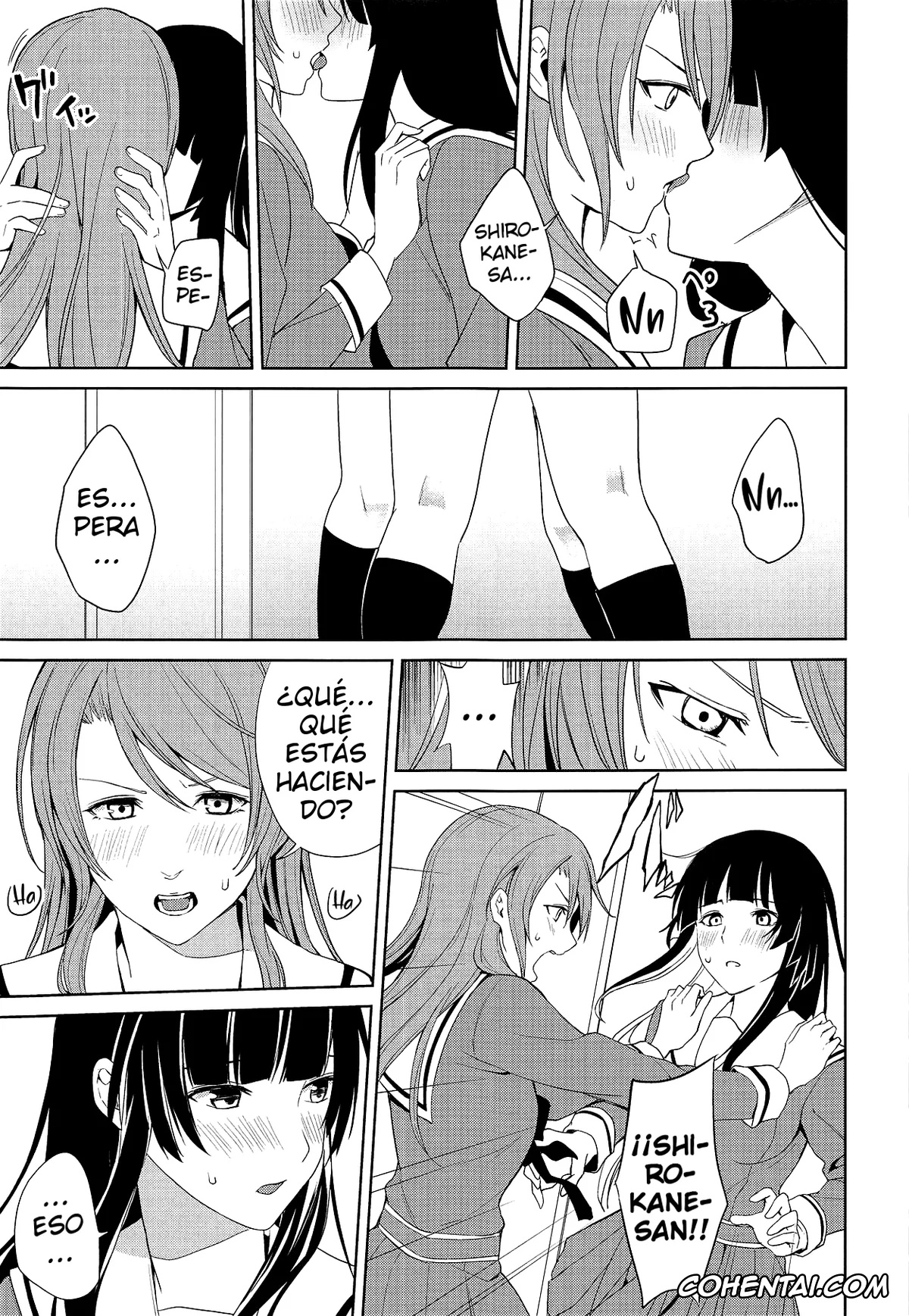 BanG Dream! porno, Rinko Shirokane porno, Sayo Hikawa porno, RinSayo Futanari Ecchi Bon (BanG Dream!), pagina 8