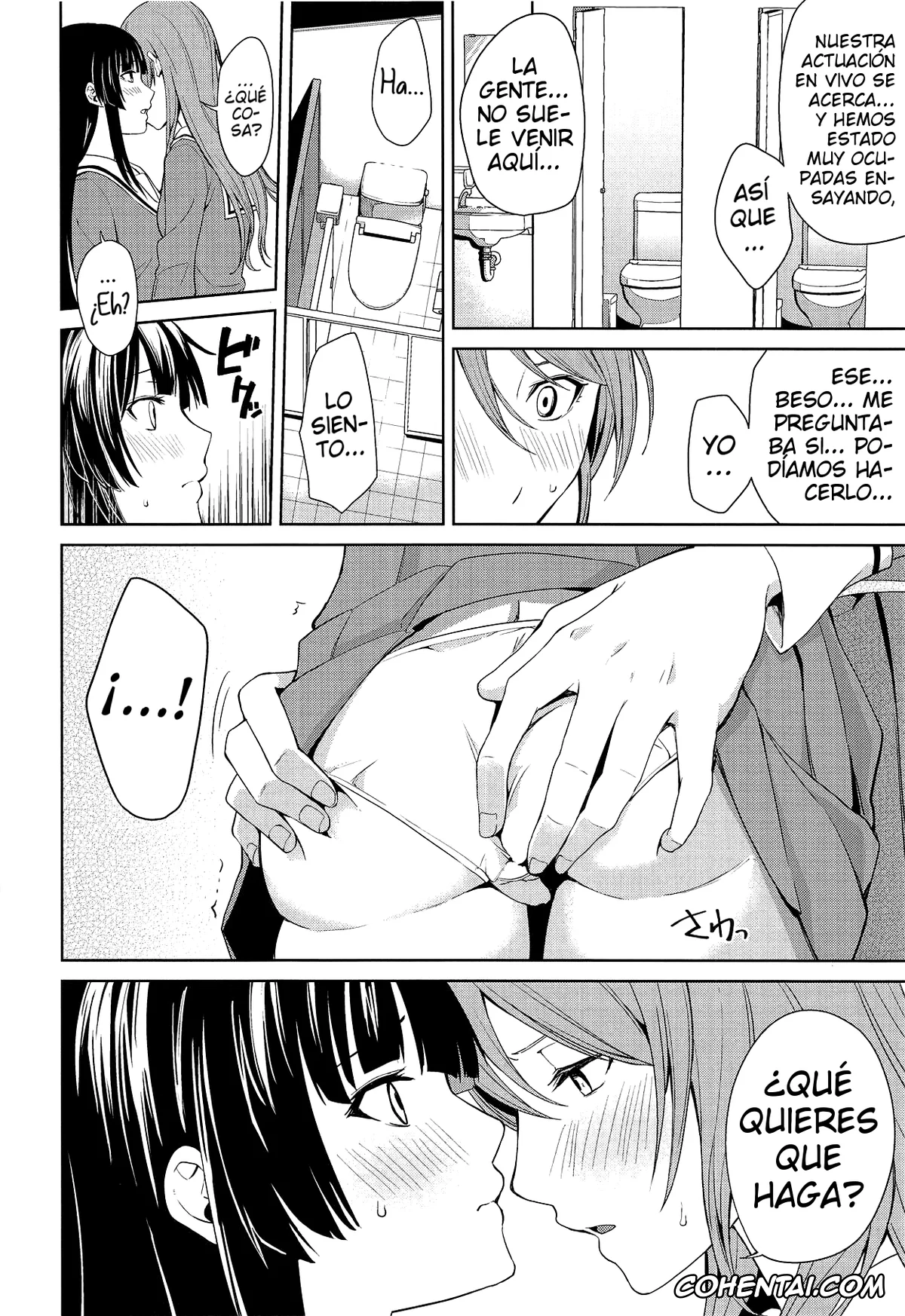 BanG Dream! hentai, Rinko Shirokane hentai, Sayo Hikawa hentai, RinSayo Futanari Ecchi Bon (BanG Dream!), pagina 9