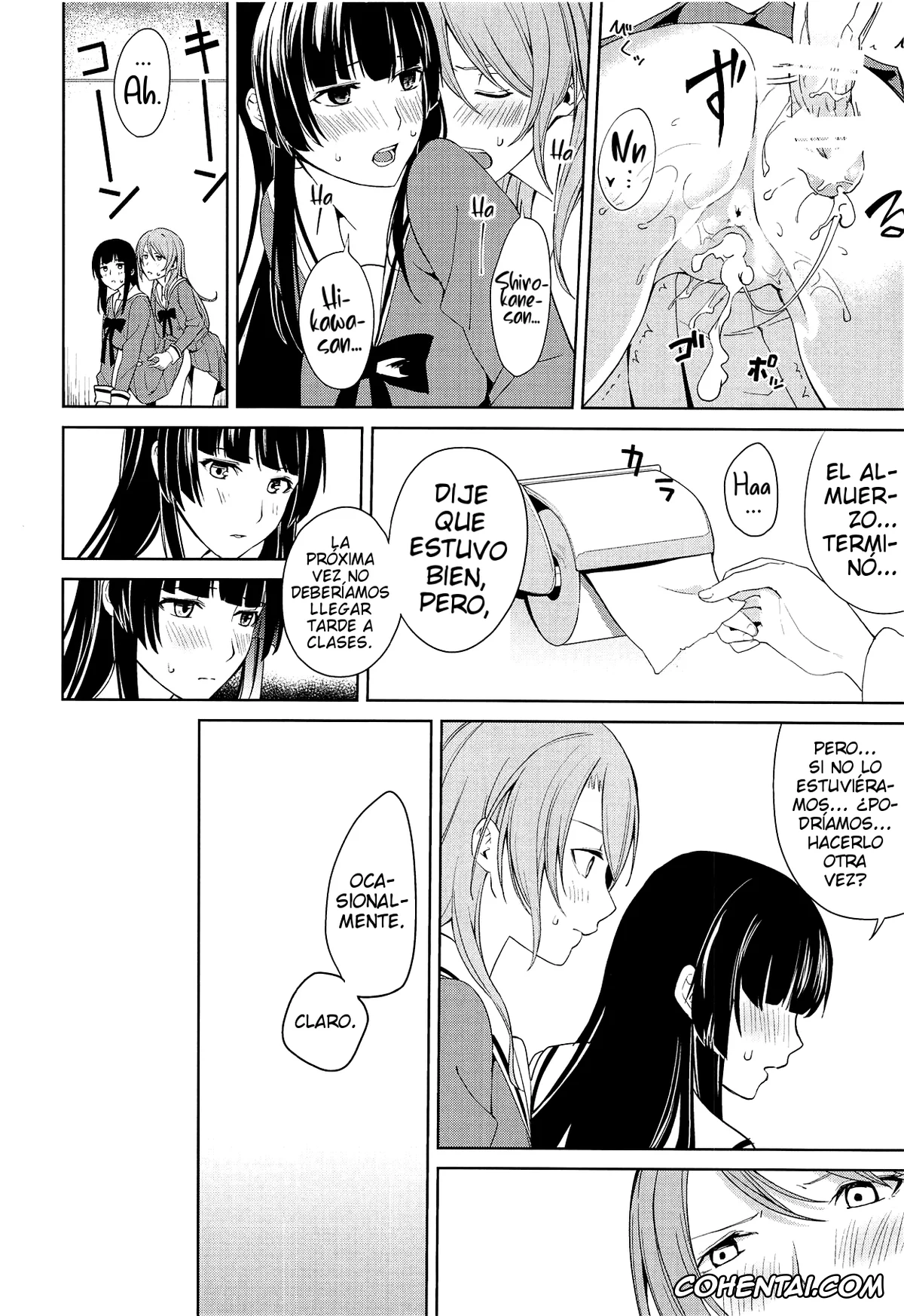 BanG Dream! xxx, Rinko Shirokane xxx, Sayo Hikawa xxx, RinSayo Futanari Ecchi Bon (BanG Dream!), pagina 19