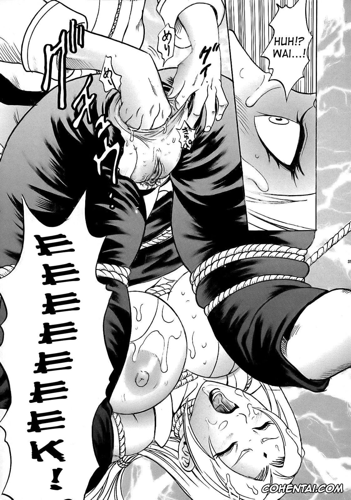 NARUTO xxx, Akamaru xxx, Hinata Hyuga xxx, Kiba Inuzuka xxx, Kurenai Yuhi xxx, Naruto Uzumaki xxx, Shino Aburame xxx, Shizune xxx, Temari xxx, Tsunade xxx, PM 10 In Nin Shugyou (Naruto), pagina 37