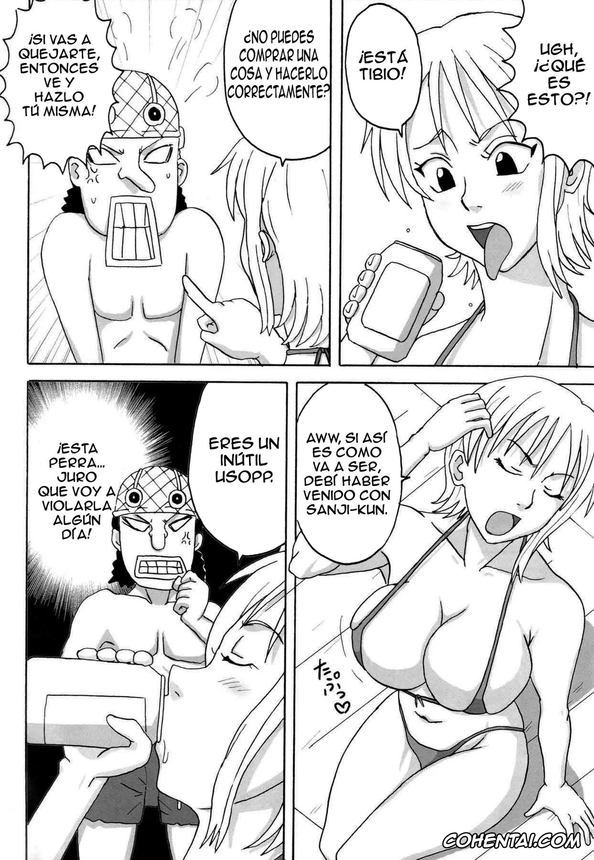 One Piece hentai, Nami hentai, Usopp hentai, Ii Nami Yume Kibun (One Piece), pagina 3