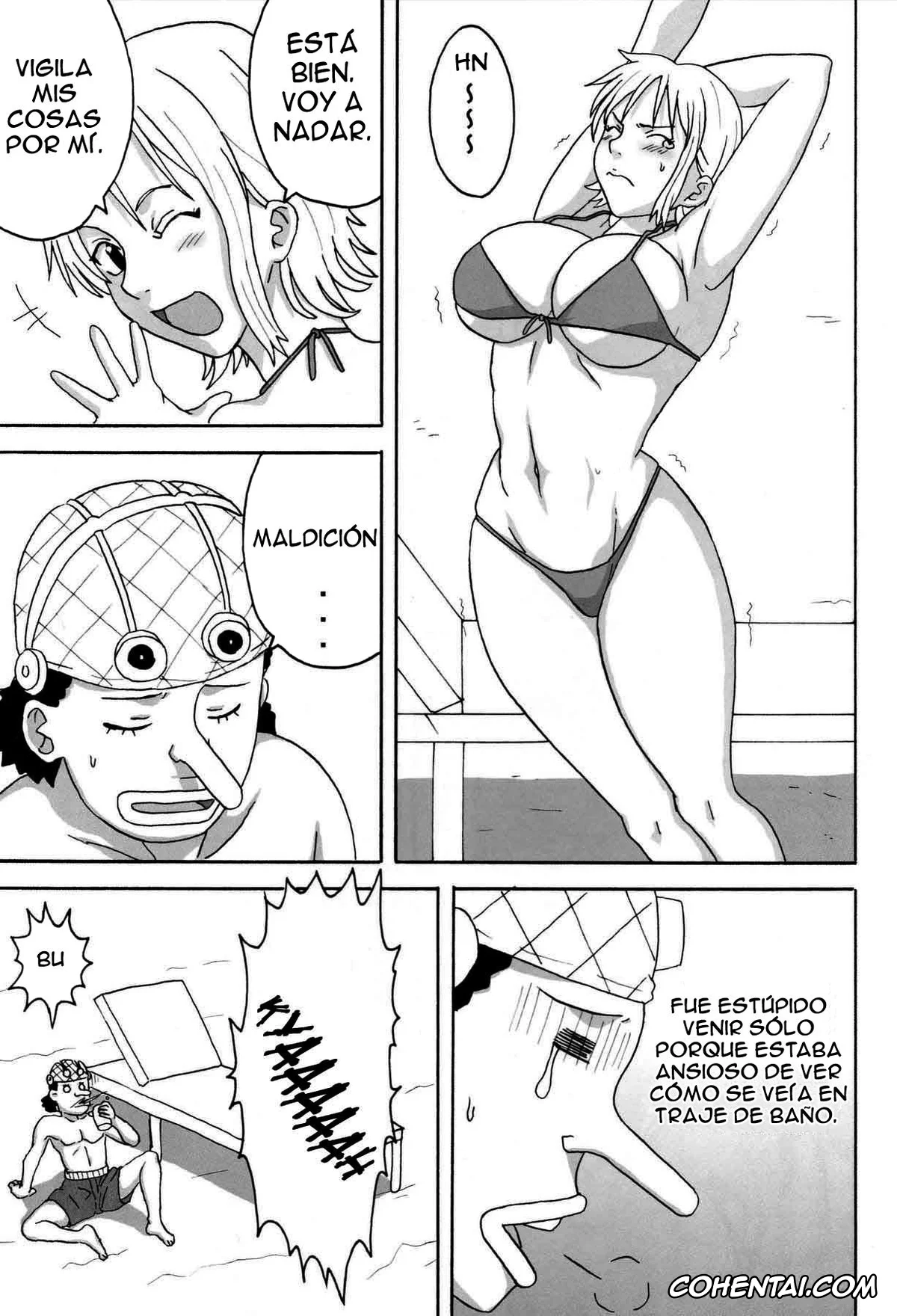 One Piece xxx, Nami xxx, Usopp xxx, Ii Nami Yume Kibun (One Piece), pagina 4