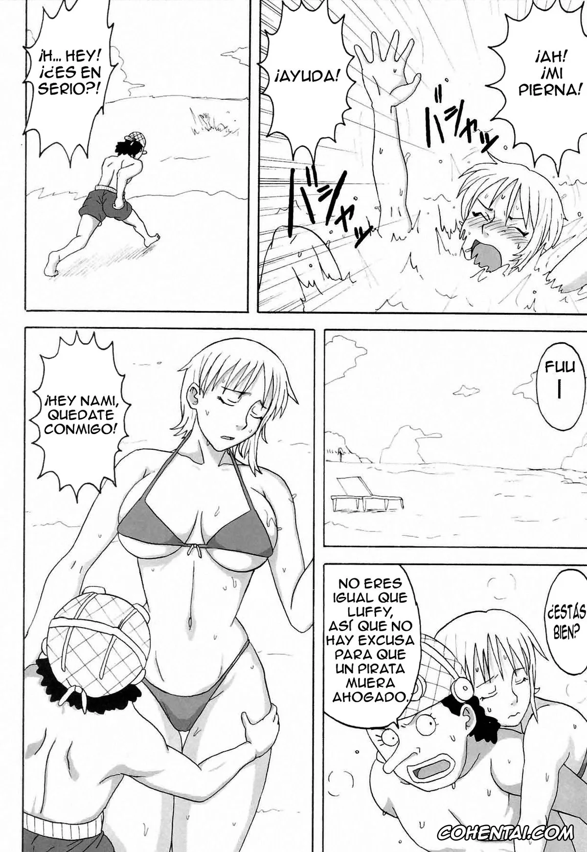 One Piece porno, Nami porno, Usopp porno, Ii Nami Yume Kibun (One Piece), pagina 5