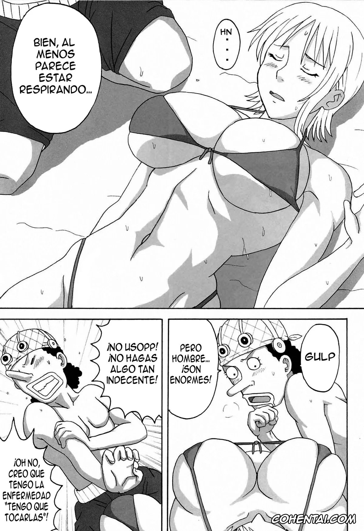 One Piece hentai, Nami hentai, Usopp hentai, Ii Nami Yume Kibun (One Piece), pagina 6