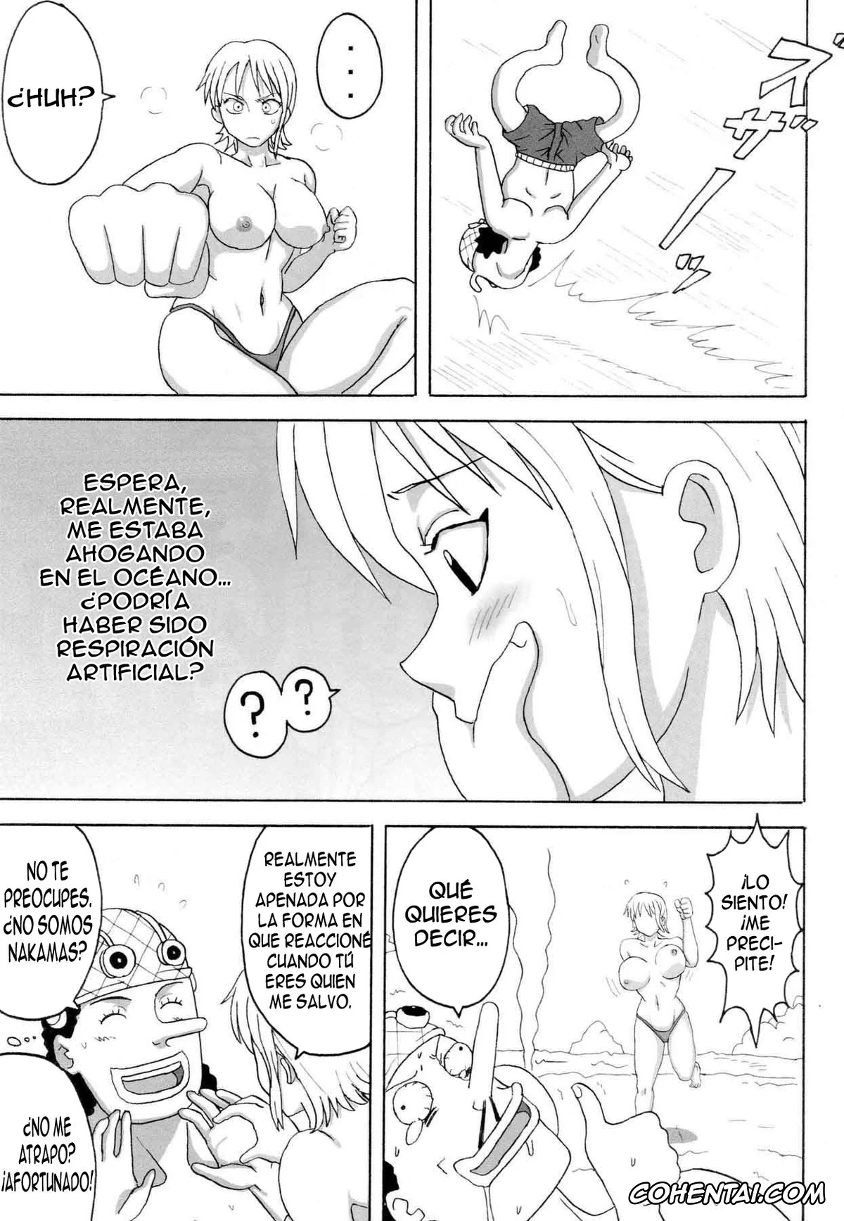 One Piece xxx, Nami xxx, Usopp xxx, Ii Nami Yume Kibun (One Piece), pagina 10