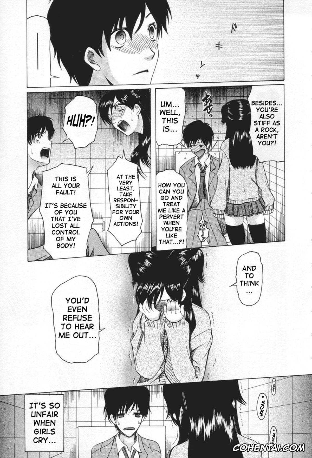 Manga porno, Tankoubon porno, Chijo ga Koi shicha dame desu ka – May not «Miss Pervert» fall in love?, pagina 17