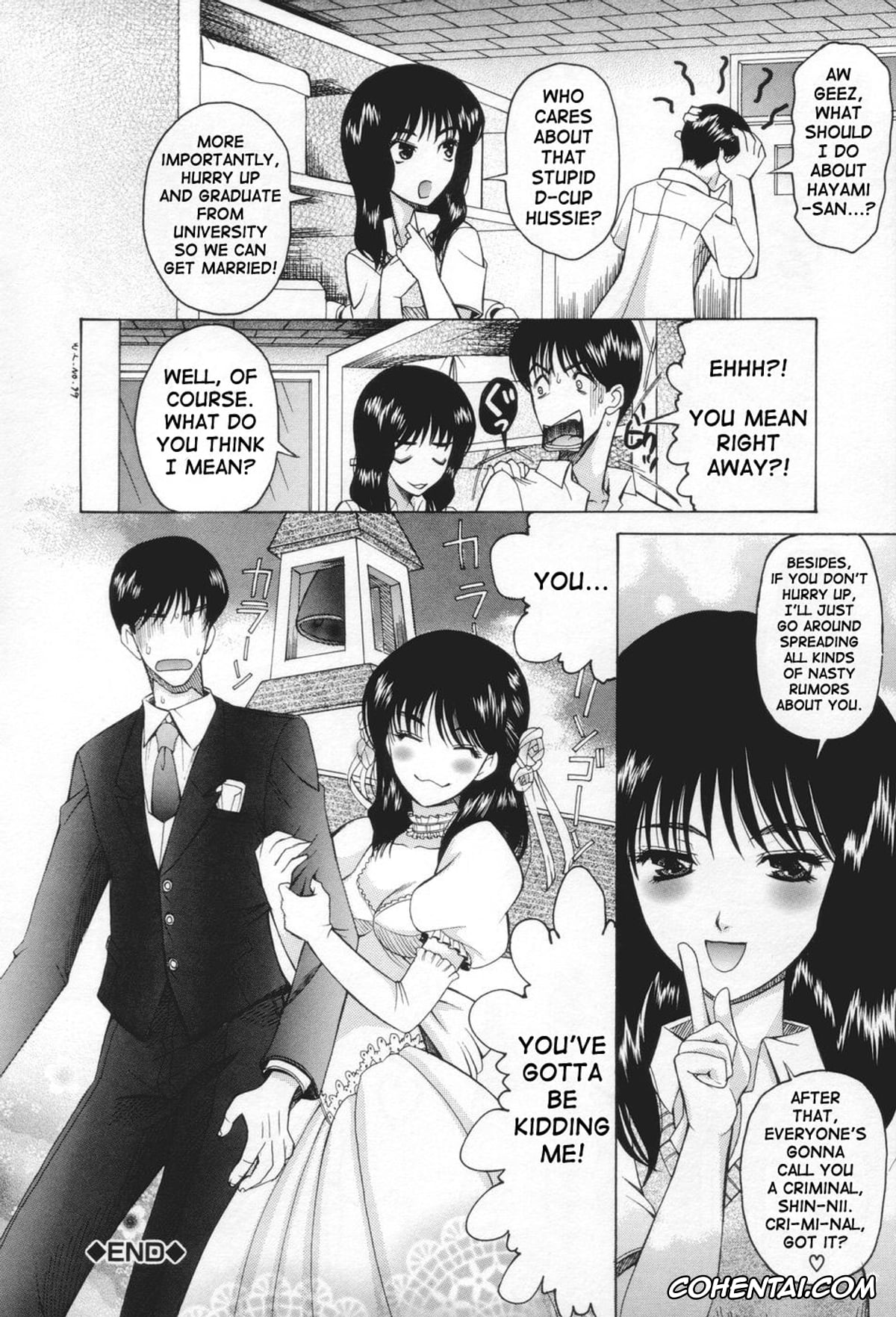 Manga hentai, Tankoubon hentai, Chijo ga Koi shicha dame desu ka – May not «Miss Pervert» fall in love?, pagina 177