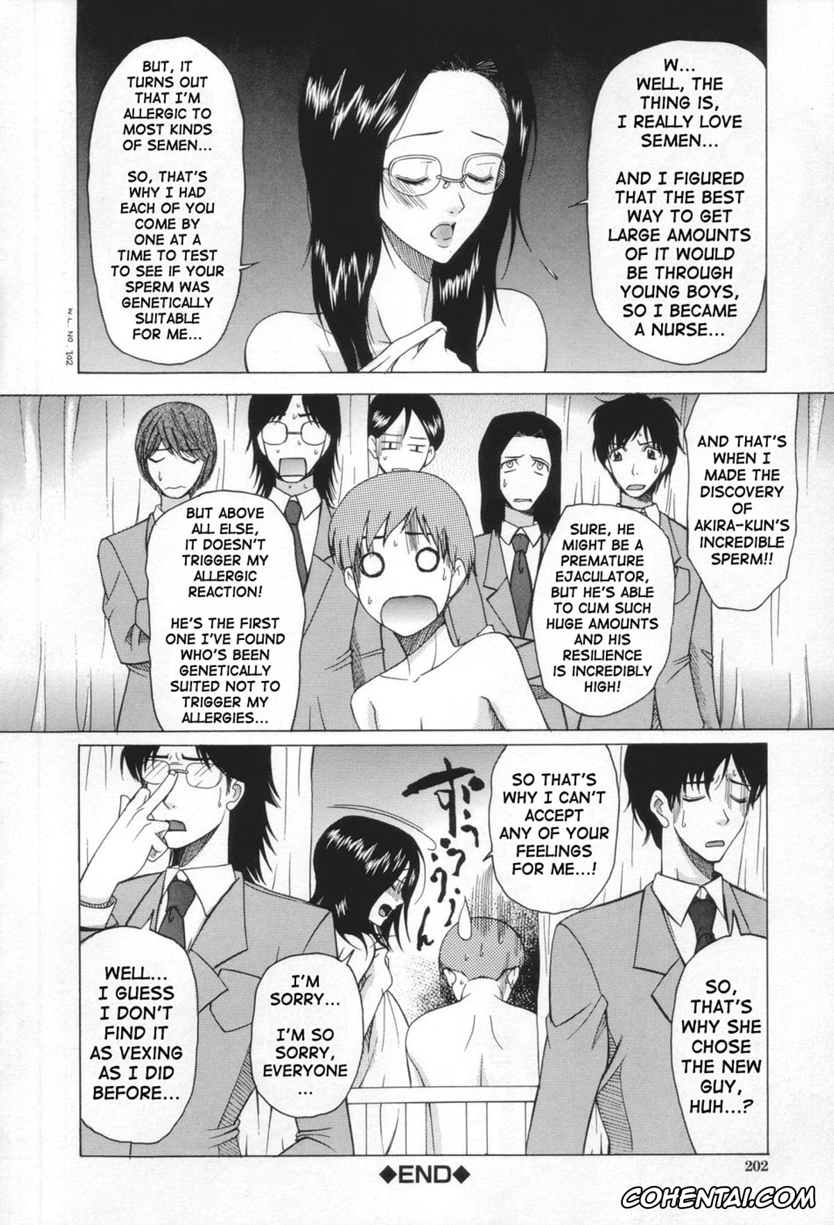 Manga porno, Tankoubon porno, Chijo ga Koi shicha dame desu ka – May not «Miss Pervert» fall in love?, pagina 203