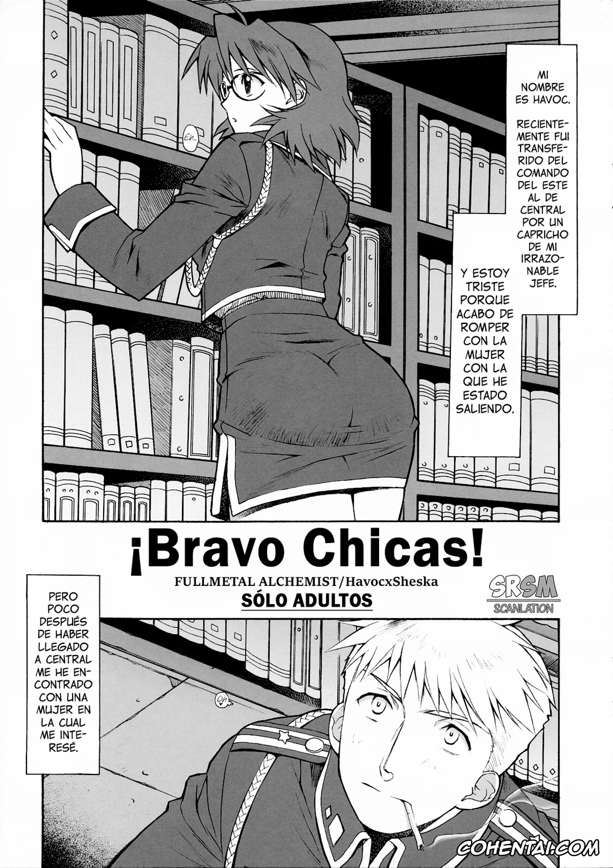 Fullmetal Alchemist | Hagane No Renkinjutsushi xxx, Jean Havoc xxx, Sheska xxx, Girl’s Bravo! (Fullmetal Alchemist), pagina 1