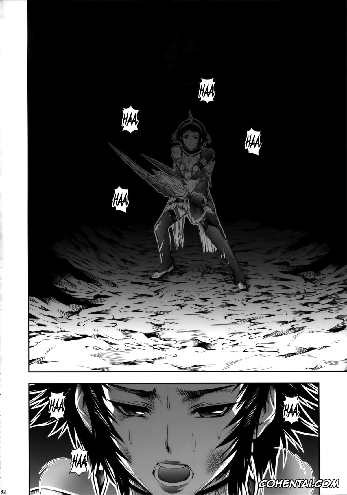 Monster Hunter porno, Pair Hunter no Seitai vol.2-1 (Monster Hunter), pagina 29