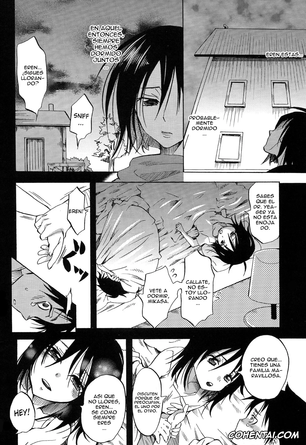 Shingeki No Kyojin | Attack On Titan hentai, Eren Jaeger hentai, Mikasa Ackerman hentai, Eren to Kozukuri Jissen! (Shingeki no Kyojin), pagina 3