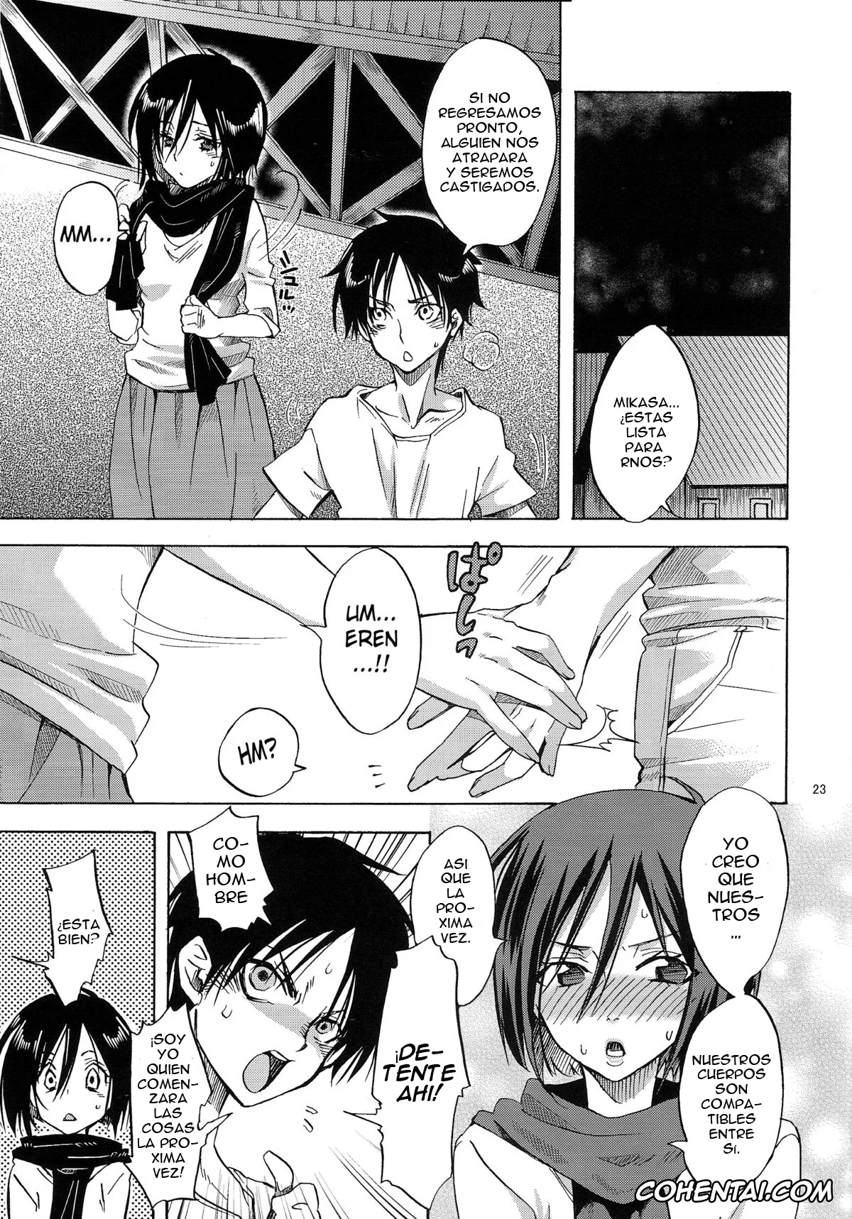 Shingeki No Kyojin | Attack On Titan xxx, Eren Jaeger xxx, Mikasa Ackerman xxx, Eren to Kozukuri Jissen! (Shingeki no Kyojin), pagina 22