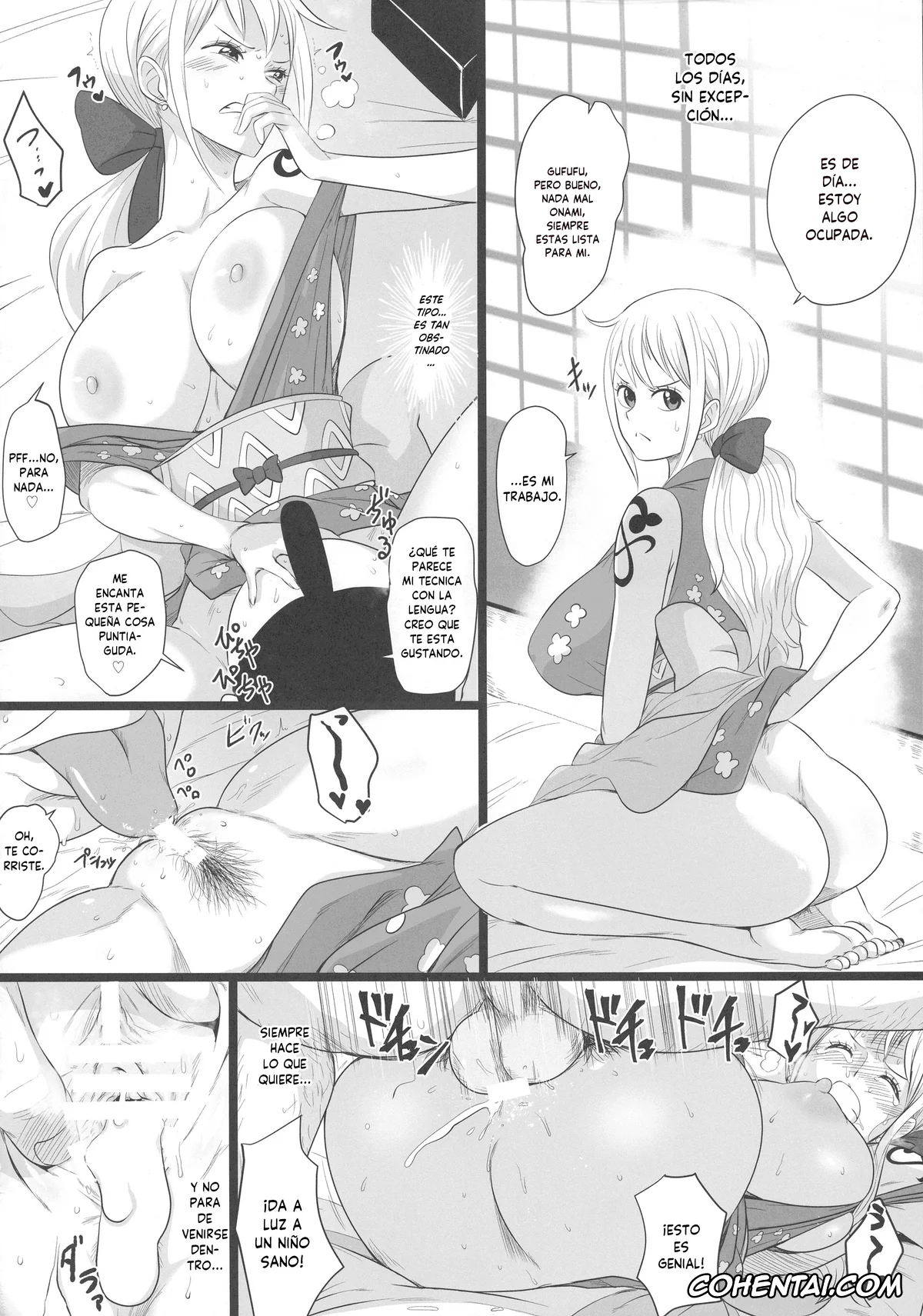 One Piece porno, Nami porno, Oonami ni Norou! (One Piece), pagina 20