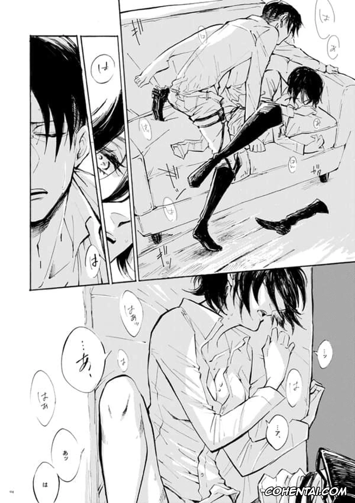 Shingeki No Kyojin | Attack On Titan xxx, Levi Ackerman xxx, Mikasa Ackerman xxx, Sensui Hikou – Soratobu-gyo- (Shingeki no Kyojin), pagina 4