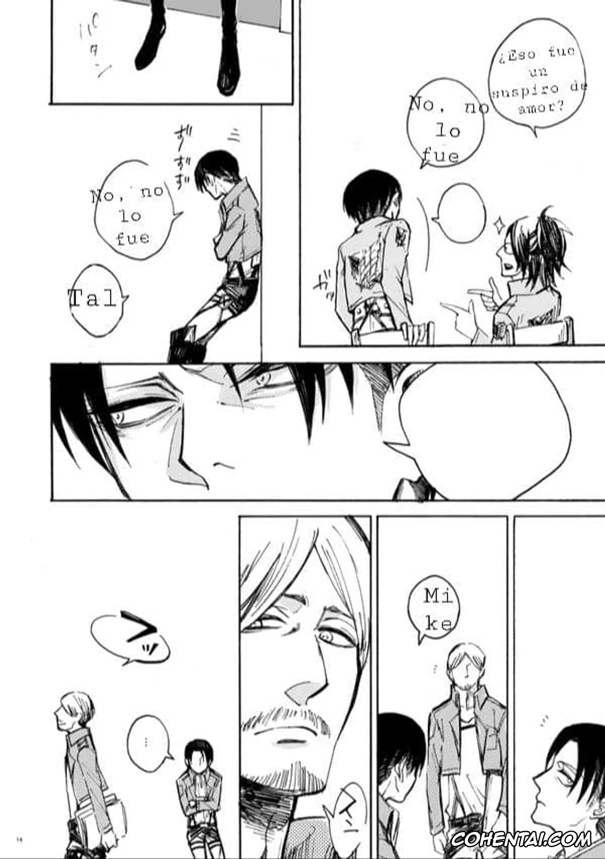Shingeki No Kyojin | Attack On Titan porno, Levi Ackerman porno, Mikasa Ackerman porno, Sensui Hikou – Soratobu-gyo- (Shingeki no Kyojin), pagina 14