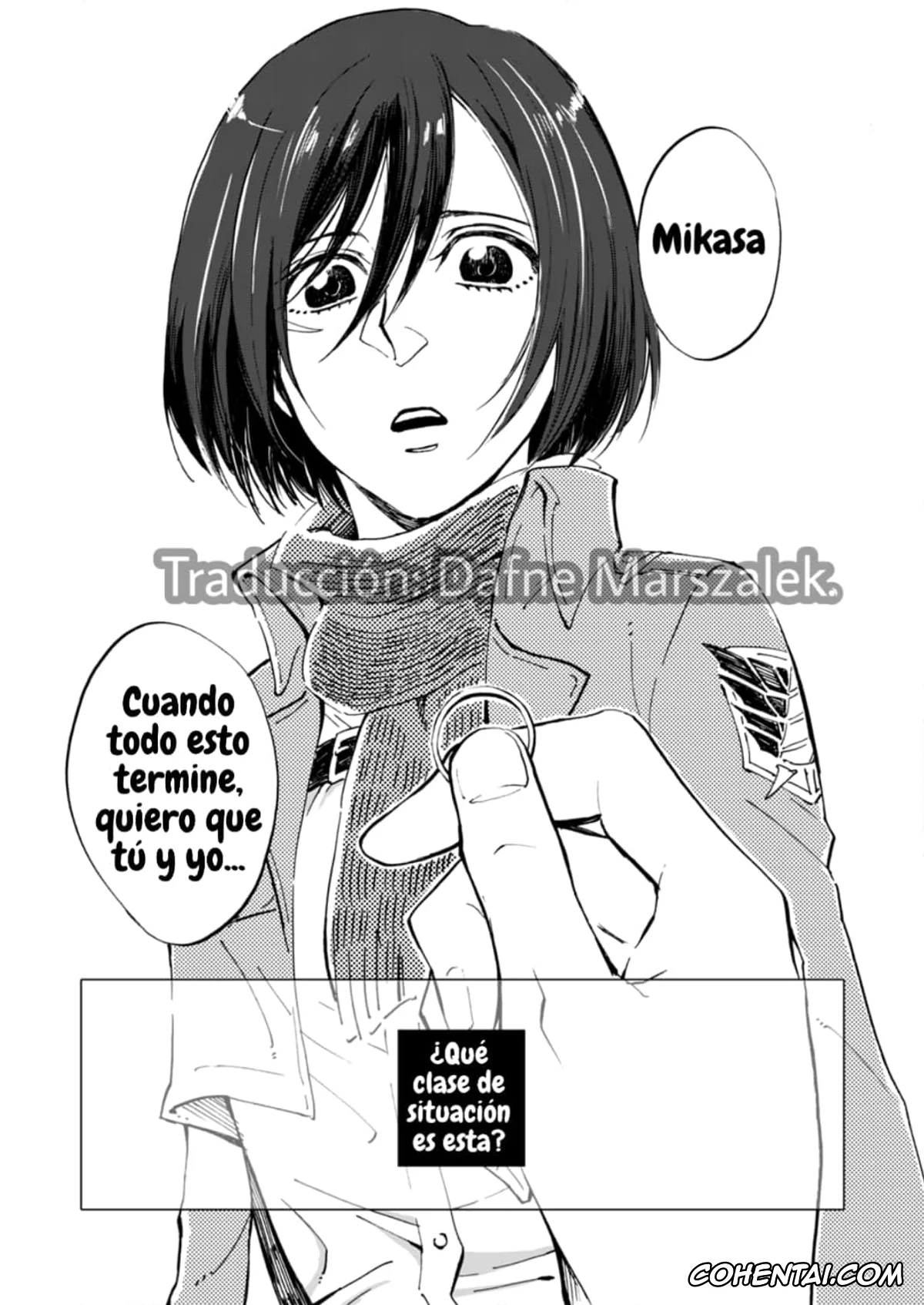 Shingeki No Kyojin | Attack On Titan hentai, Levi Ackerman hentai, Mikasa Ackerman hentai, end of days -Itsuka Kuru Owari no Hi- | El fin de los dias. -Itsuka Kuru Owari no Hi- (Shingeki no Kyojin), pagina 3