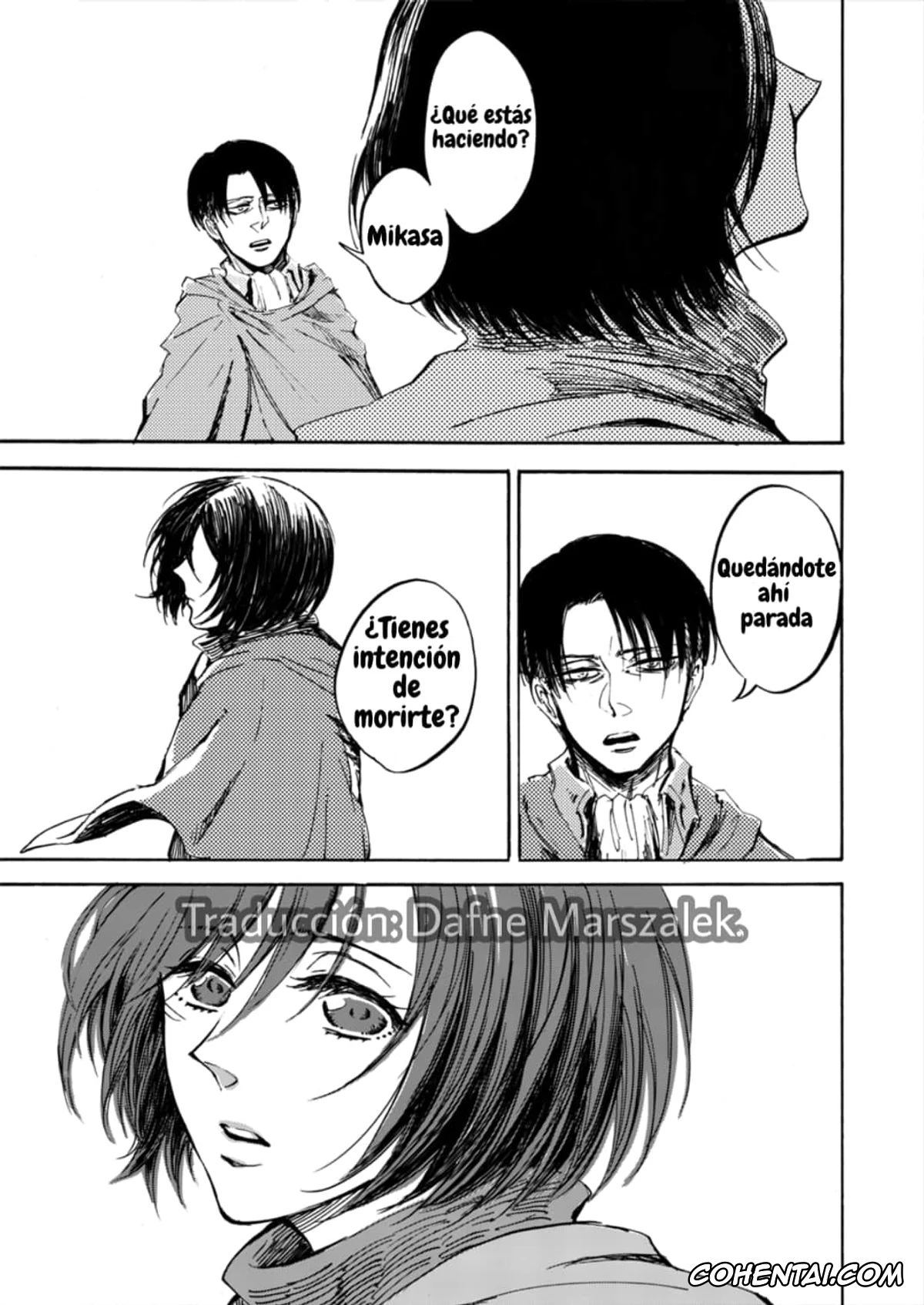 Shingeki No Kyojin | Attack On Titan porno, Levi Ackerman porno, Mikasa Ackerman porno, end of days -Itsuka Kuru Owari no Hi- | El fin de los dias. -Itsuka Kuru Owari no Hi- (Shingeki no Kyojin), pagina 8