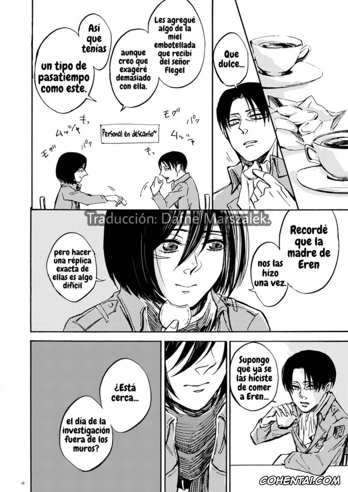 Shingeki No Kyojin | Attack On Titan hentai, Levi Ackerman hentai, Mikasa Ackerman hentai, end of days -Itsuka Kuru Owari no Hi- | El fin de los dias. -Itsuka Kuru Owari no Hi- (Shingeki no Kyojin), pagina 15