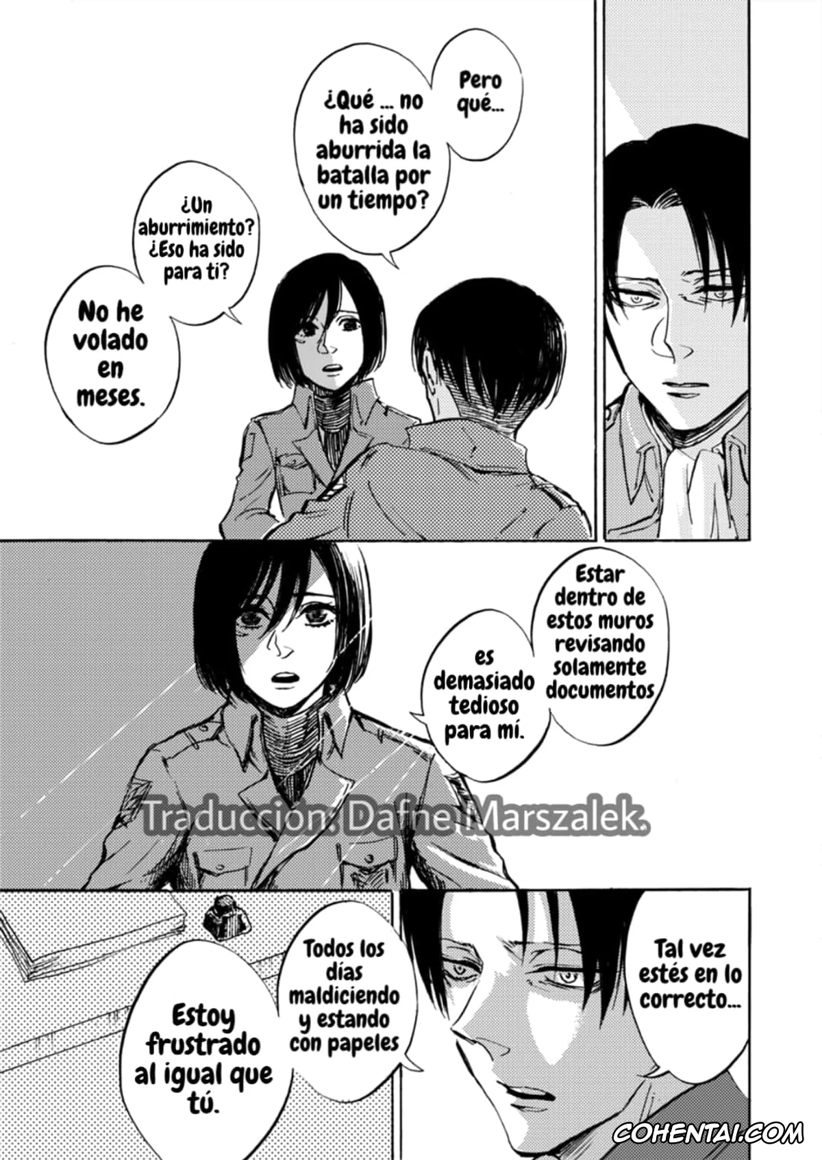 Shingeki No Kyojin | Attack On Titan xxx, Levi Ackerman xxx, Mikasa Ackerman xxx, end of days -Itsuka Kuru Owari no Hi- | El fin de los dias. -Itsuka Kuru Owari no Hi- (Shingeki no Kyojin), pagina 16