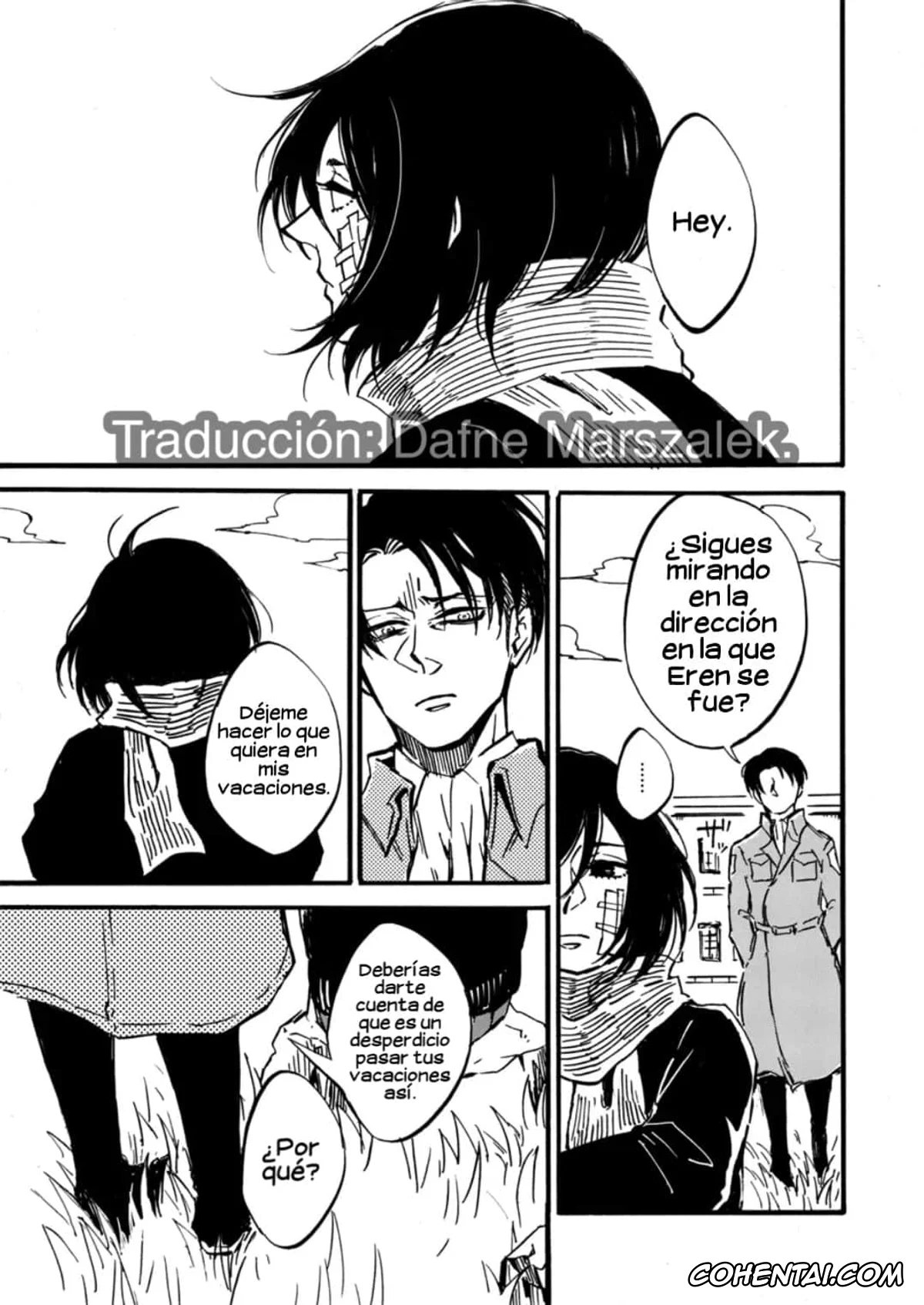 Shingeki No Kyojin | Attack On Titan xxx, Levi Ackerman xxx, Mikasa Ackerman xxx, Silent Roar. | Rugido Silencioso. (Shingeki no Kyojin), pagina 10