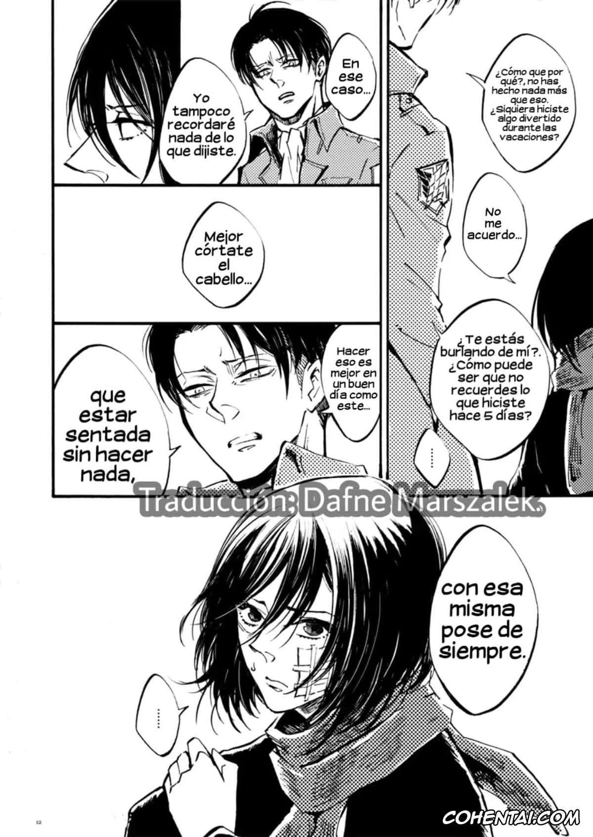 Shingeki No Kyojin | Attack On Titan porno, Levi Ackerman porno, Mikasa Ackerman porno, Silent Roar. | Rugido Silencioso. (Shingeki no Kyojin), pagina 11