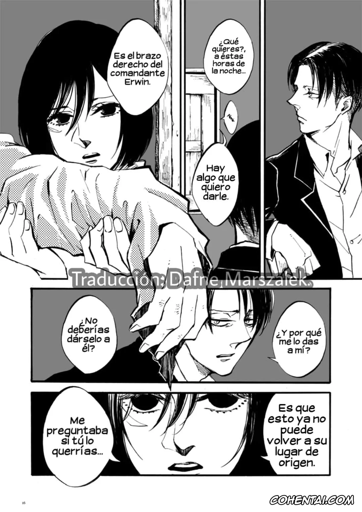 Shingeki No Kyojin | Attack On Titan hentai, Levi Ackerman hentai, Mikasa Ackerman hentai, Silent Roar. | Rugido Silencioso. (Shingeki no Kyojin), pagina 15