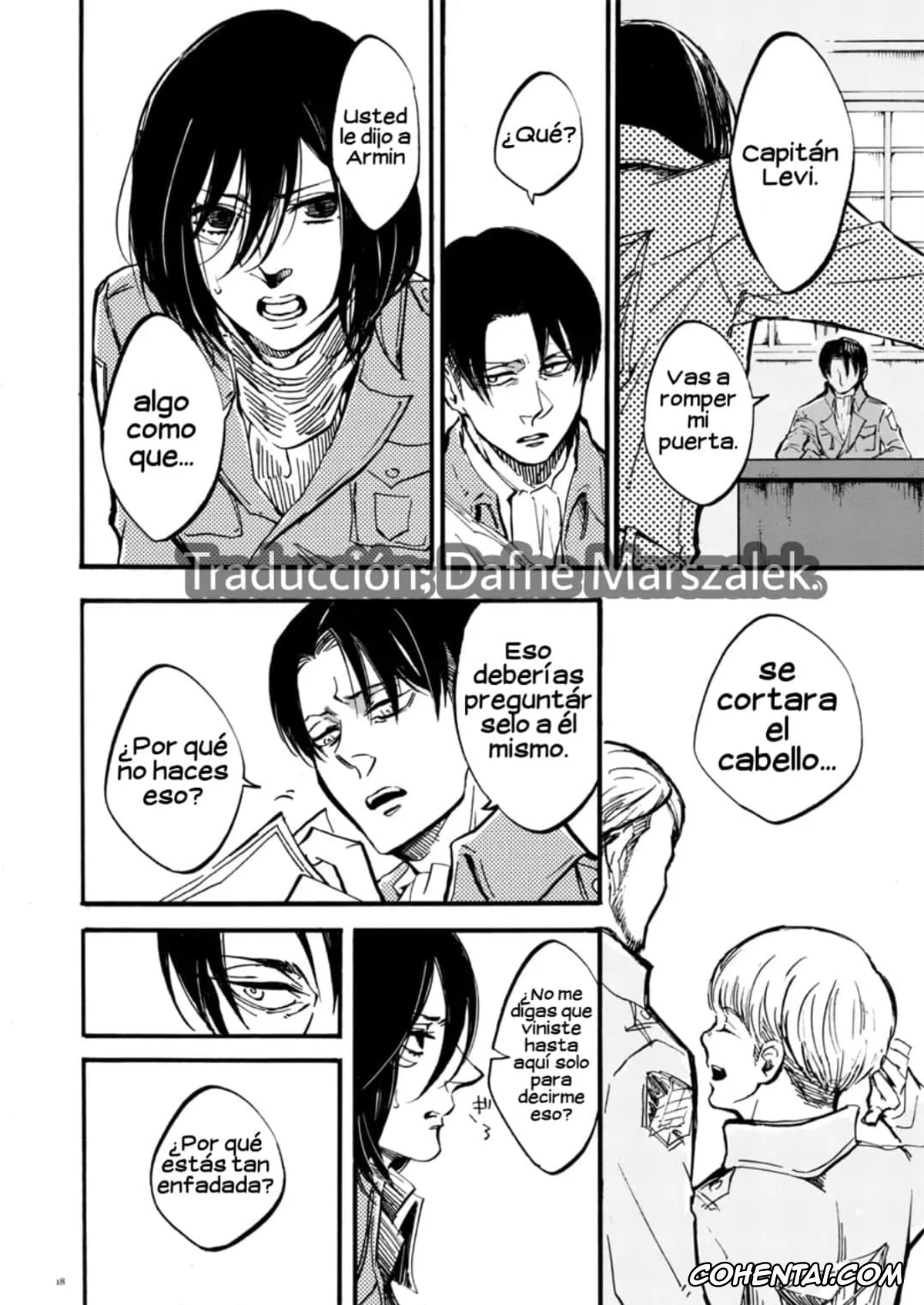 Shingeki No Kyojin | Attack On Titan porno, Levi Ackerman porno, Mikasa Ackerman porno, Silent Roar. | Rugido Silencioso. (Shingeki no Kyojin), pagina 17