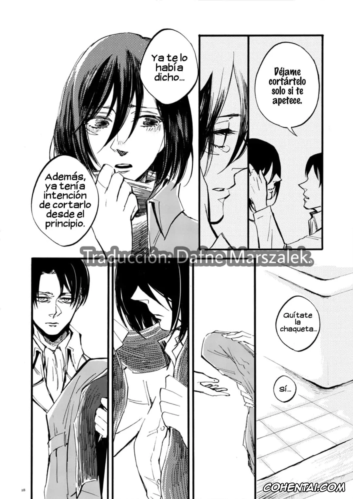Shingeki No Kyojin | Attack On Titan hentai, Levi Ackerman hentai, Mikasa Ackerman hentai, Silent Roar. | Rugido Silencioso. (Shingeki no Kyojin), pagina 27
