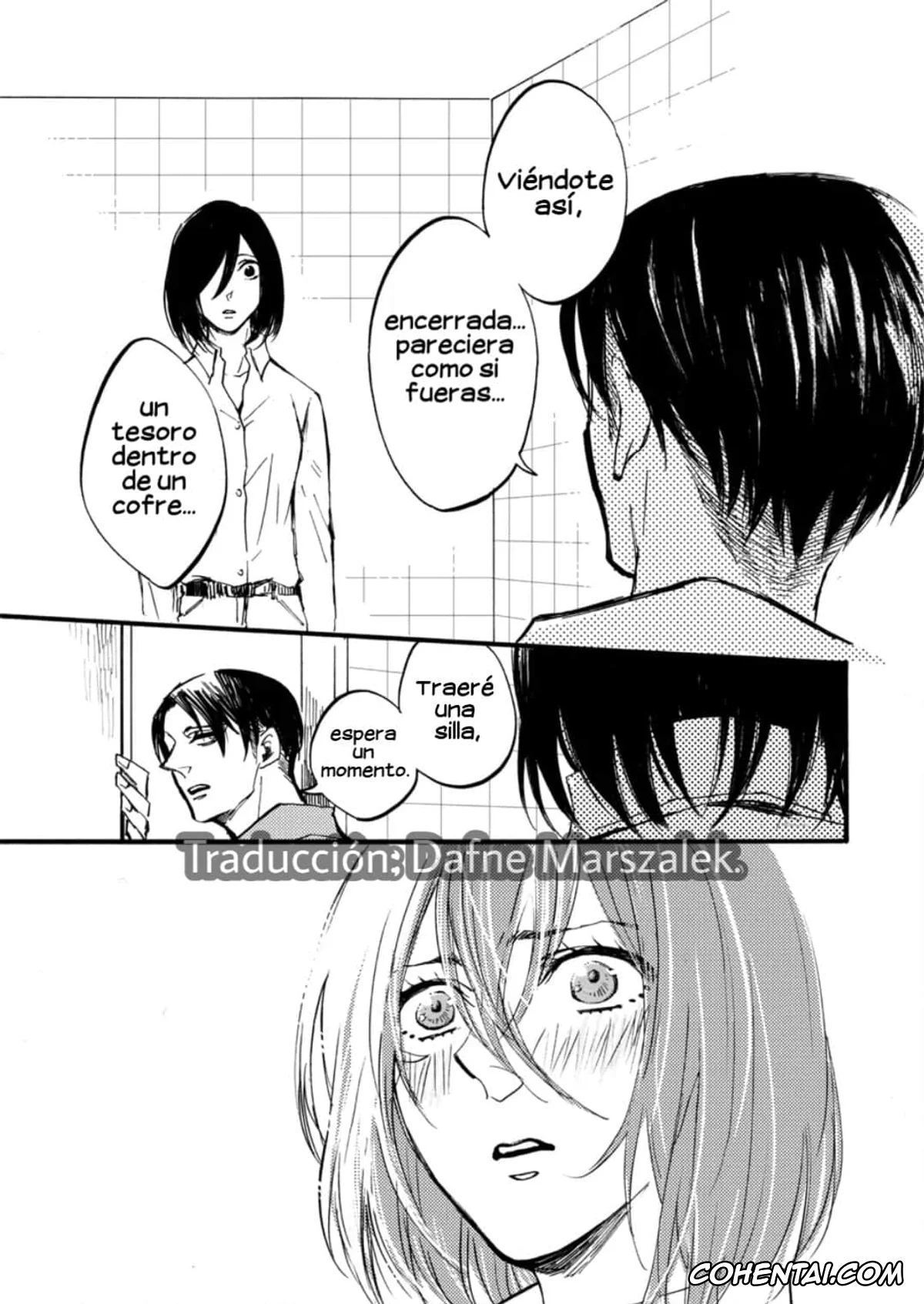 Shingeki No Kyojin | Attack On Titan xxx, Levi Ackerman xxx, Mikasa Ackerman xxx, Silent Roar. | Rugido Silencioso. (Shingeki no Kyojin), pagina 28