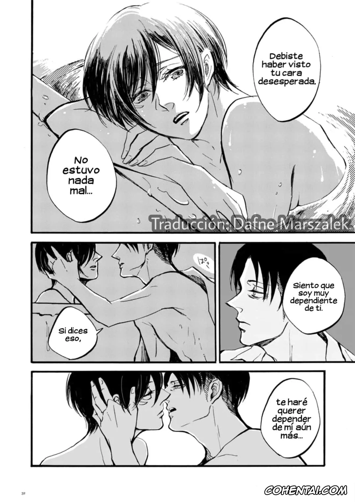 Shingeki No Kyojin | Attack On Titan xxx, Levi Ackerman xxx, Mikasa Ackerman xxx, Silent Roar. | Rugido Silencioso. (Shingeki no Kyojin), pagina 31