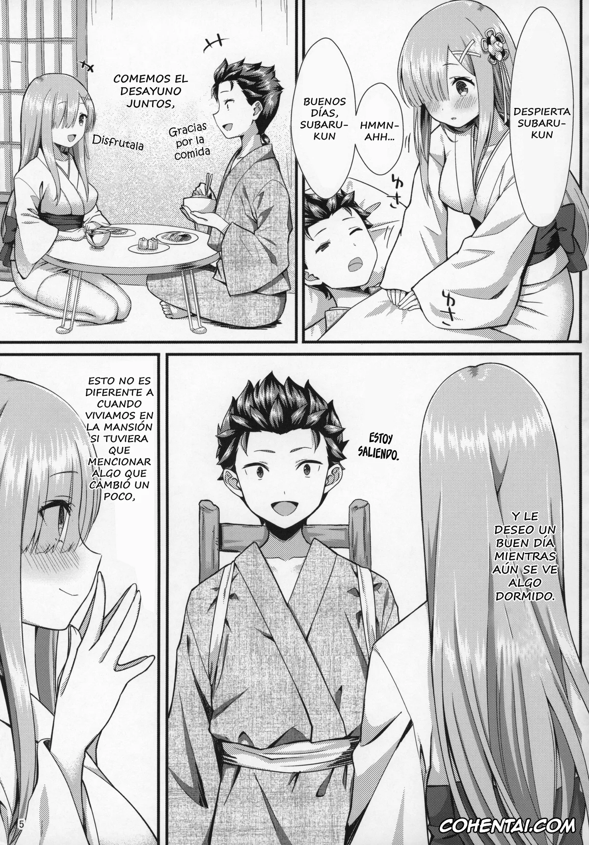Re:Zero kara Hajimeru Isekai Seikatsu xxx, Rem xxx, Subaru Natsuki xxx, Rem to Ichakora Seikatsu (Re:Zero kara Hajimeru Isekai Seikatsu), pagina 4