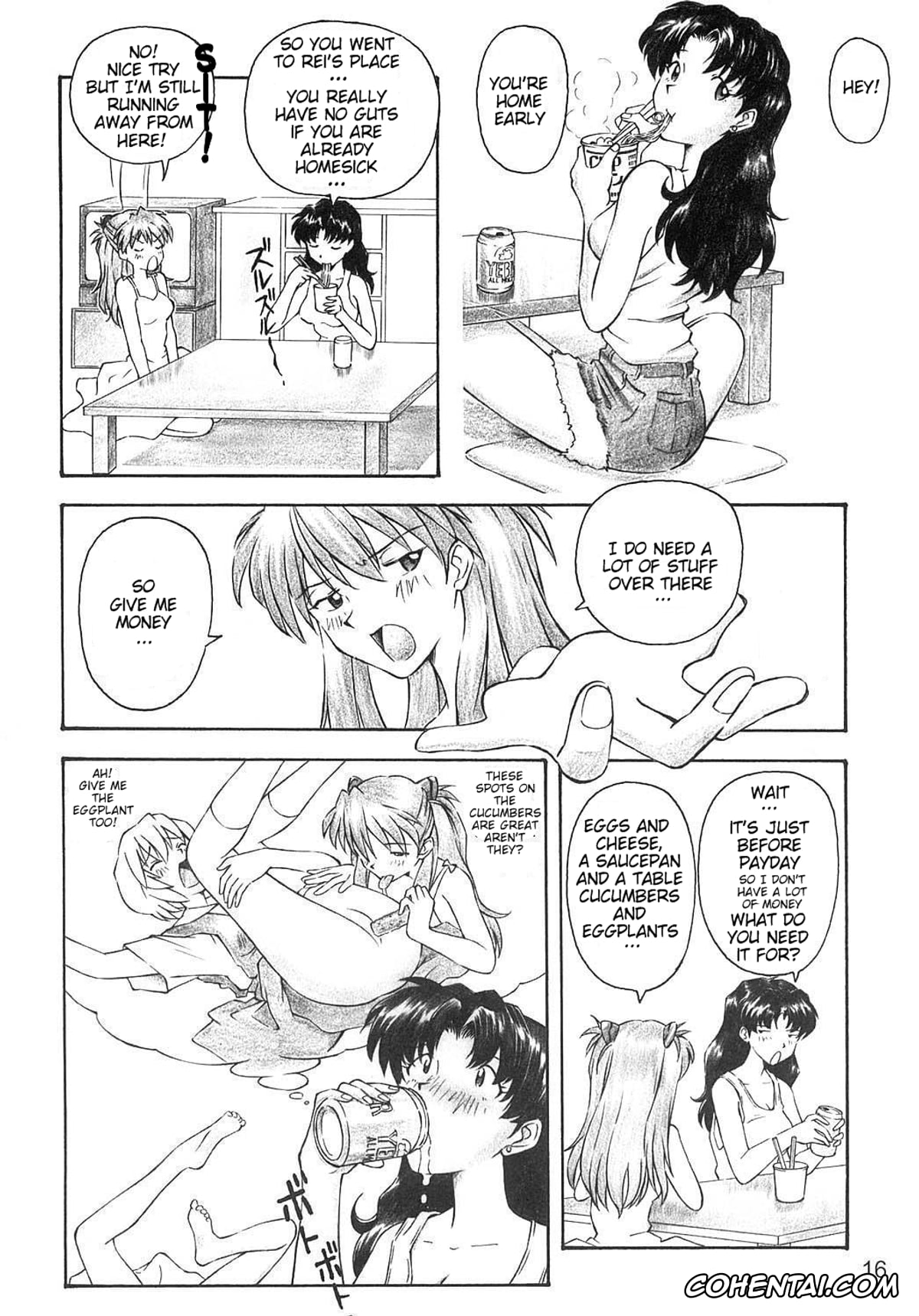 Neon Genesis Evangelion hentai, Asuka Langley Soryu hentai, Rei Ayanami hentai, Shinji Ikari hentai, YAMMY? (Neon Genesis Evangelion), pagina 15