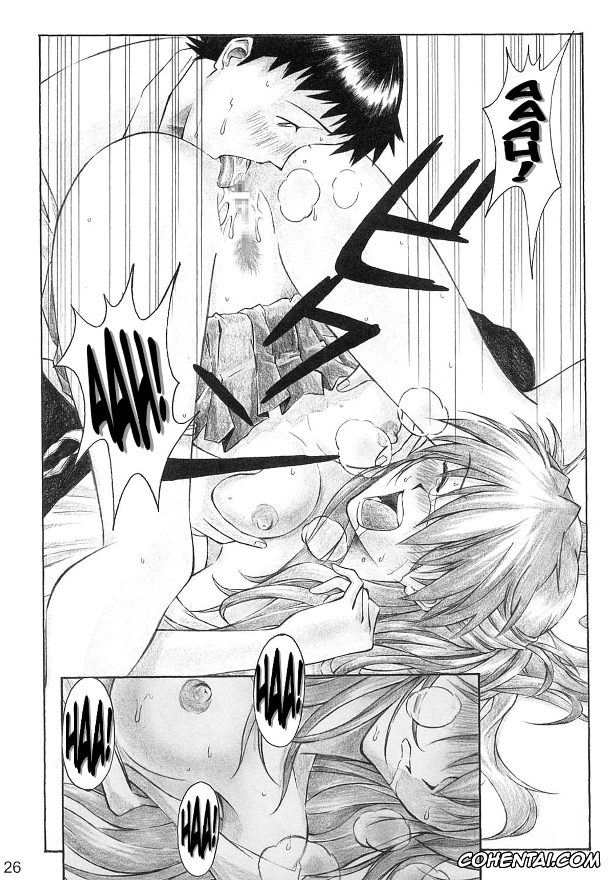 Neon Genesis Evangelion xxx, Asuka Langley Soryu xxx, Rei Ayanami xxx, Shinji Ikari xxx, YAMMY? (Neon Genesis Evangelion), pagina 25