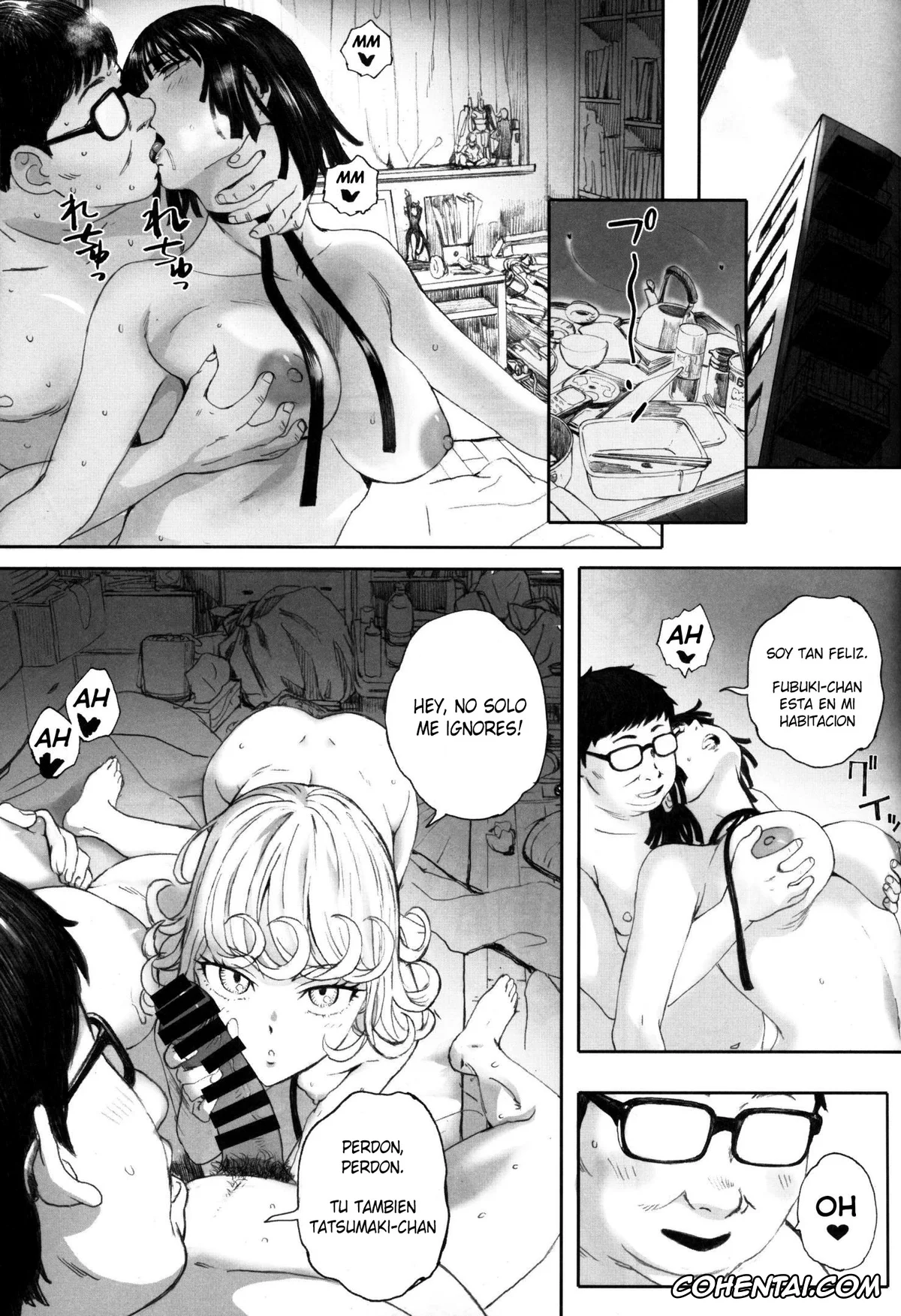 One Punch Man porno, Jigoku no Fubuki porno, Senritsu No Tatsumaki porno, Ichigeki Haiboku – Defeated by onepunchi! (One Punch Man), pagina 14