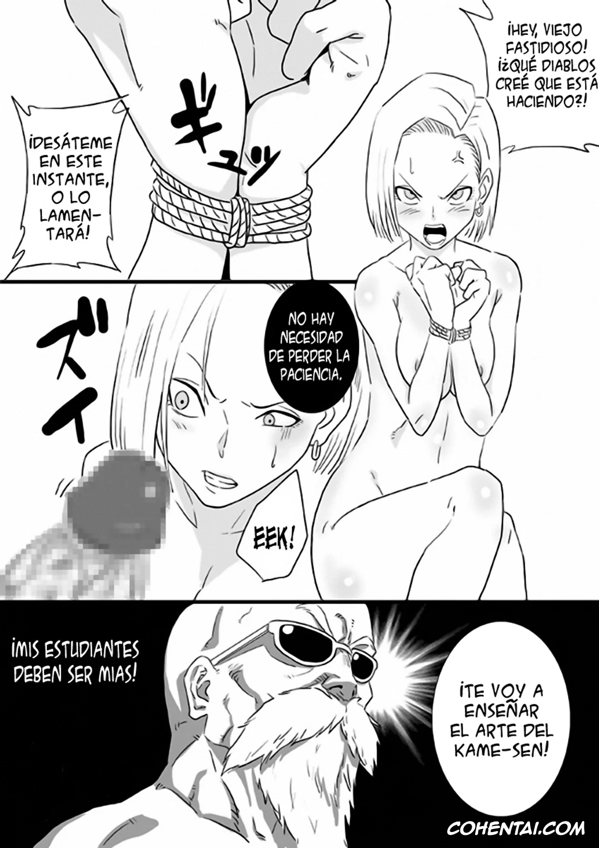 Dragon Ball Z xxx, Android 18 xxx, Bulma Briefs xxx, Chi Chi xxx, Master Roshi xxx, Videl xxx, The Kame (Dragon Ball Z), pagina 22