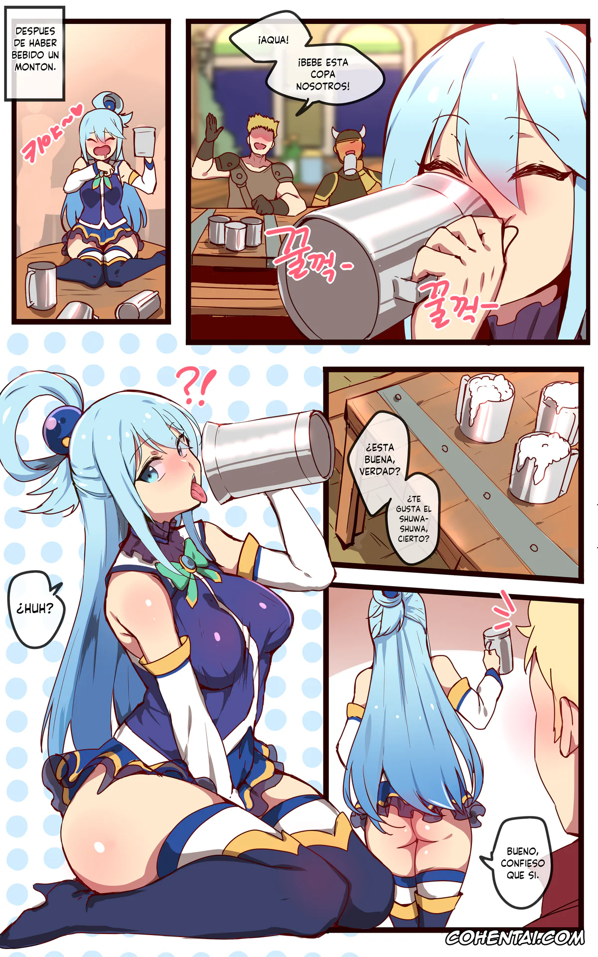 Kono Subarashii Sekai ni Syukufuku o! xxx, Aqua xxx, Dust xxx, Megumin xxx, Yunyun xxx, Kono Subarashii Sekai ni Syukufuku o! (Kono Subarashii Sekai ni Syukufuku o!), pagina 4
