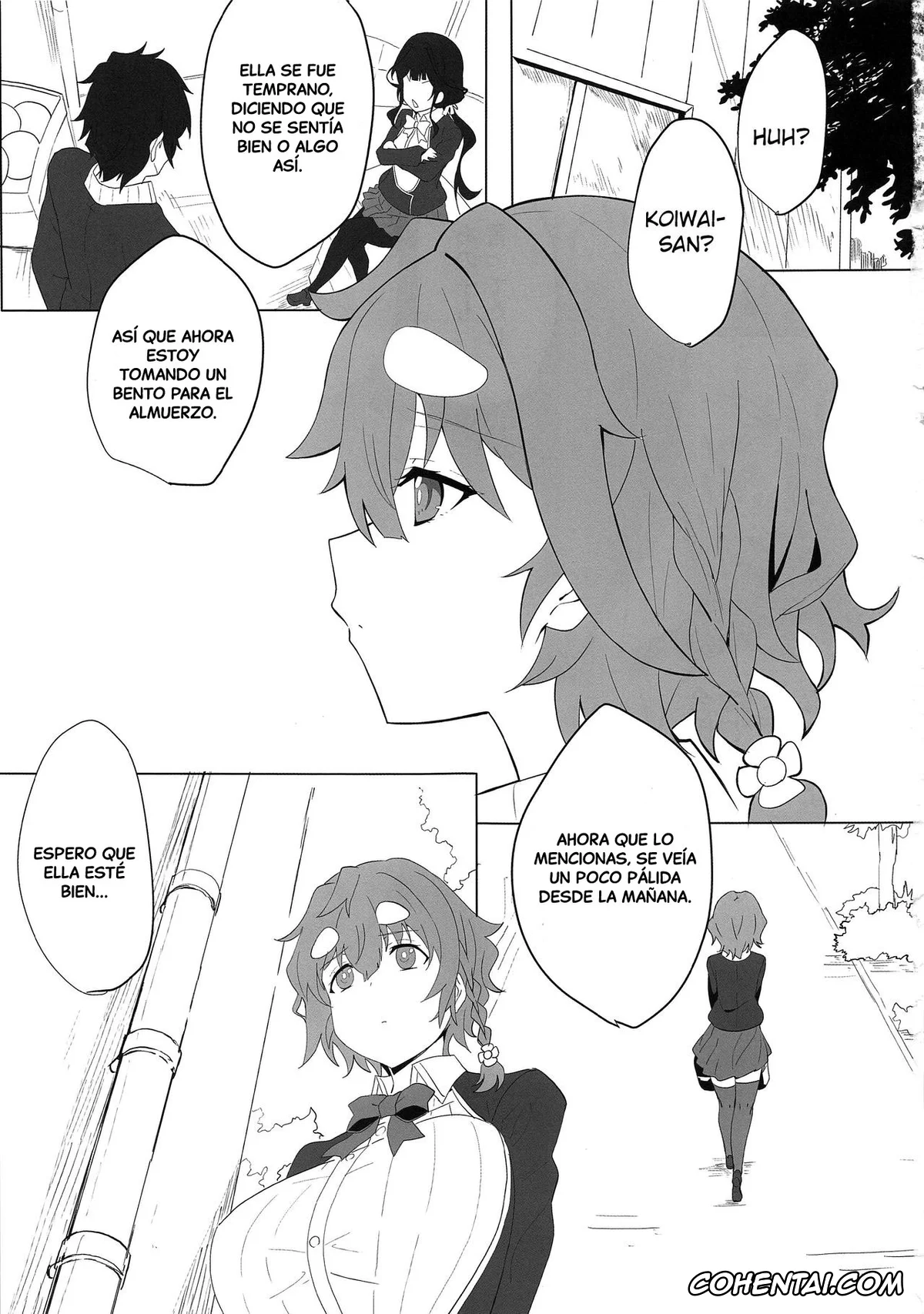 Masamune-kun no Revenge hentai, Yoshino Koiwai hentai, Koiwai Shishou ni Hidoi Koto suru Hon (Masamune-kun no Revenge), pagina 3