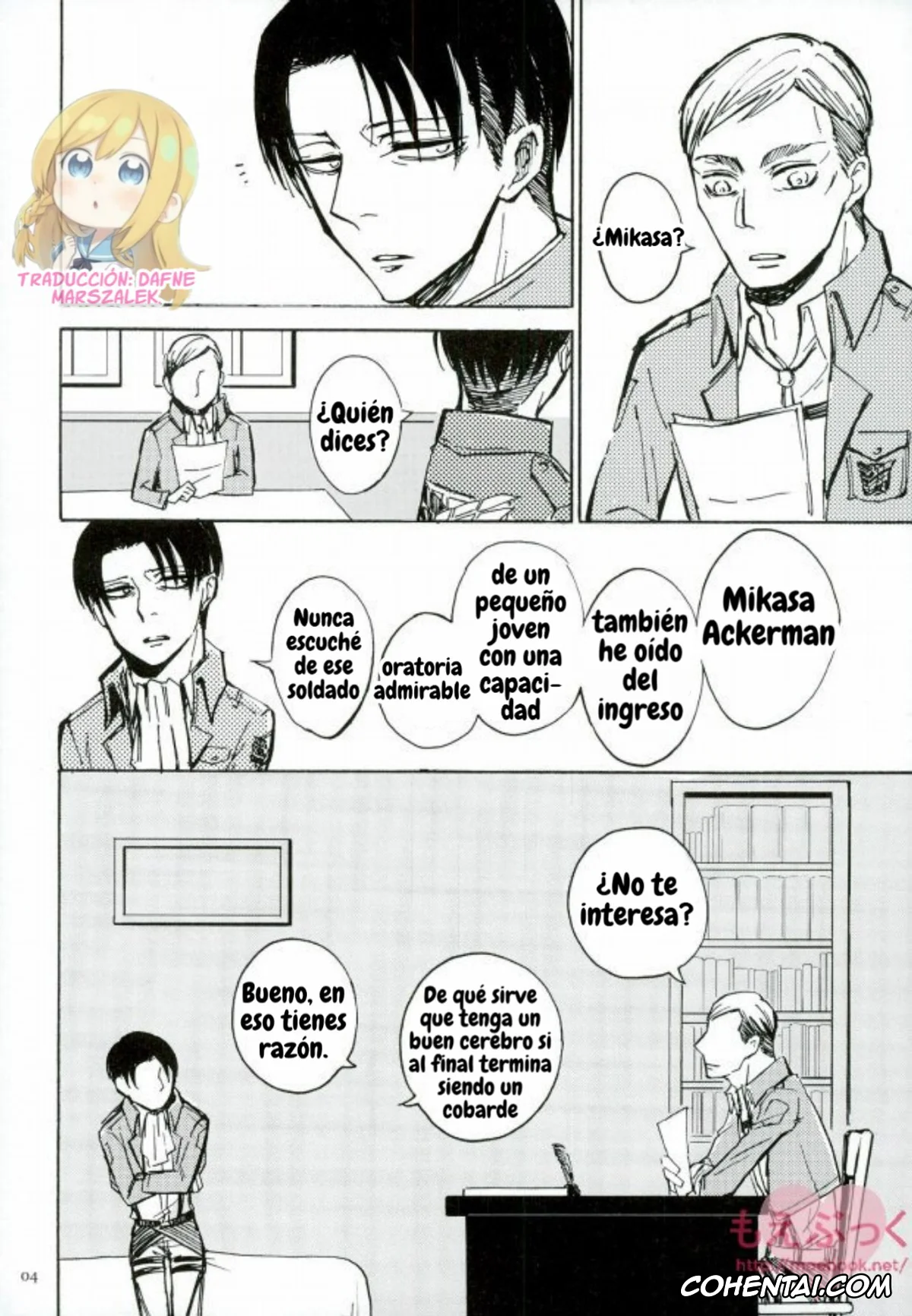 Shingeki No Kyojin | Attack On Titan hentai, Levi Ackerman hentai, Mikasa Ackerman hentai, Hamiau Senaka Futatsu no Sekai (Shingeki no Kyojin), pagina 3