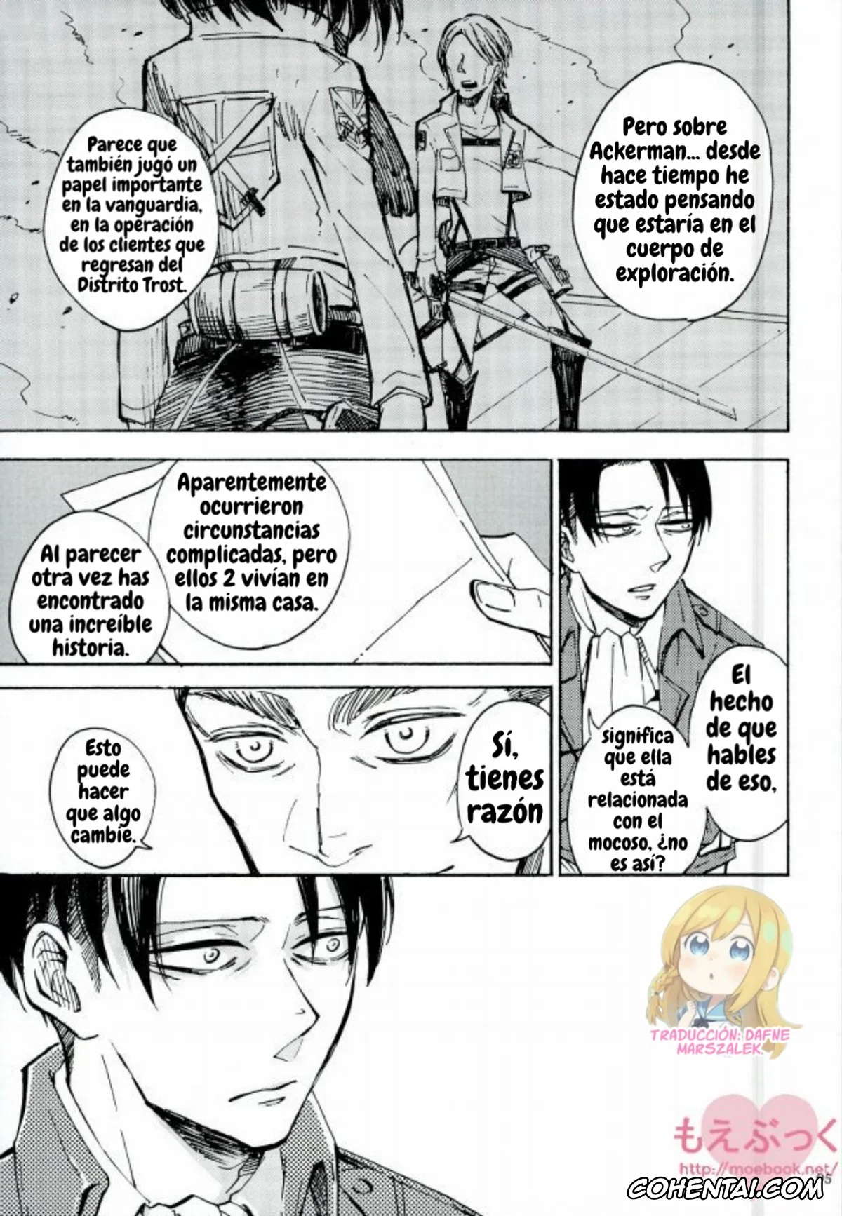 Shingeki No Kyojin | Attack On Titan xxx, Levi Ackerman xxx, Mikasa Ackerman xxx, Hamiau Senaka Futatsu no Sekai (Shingeki no Kyojin), pagina 4