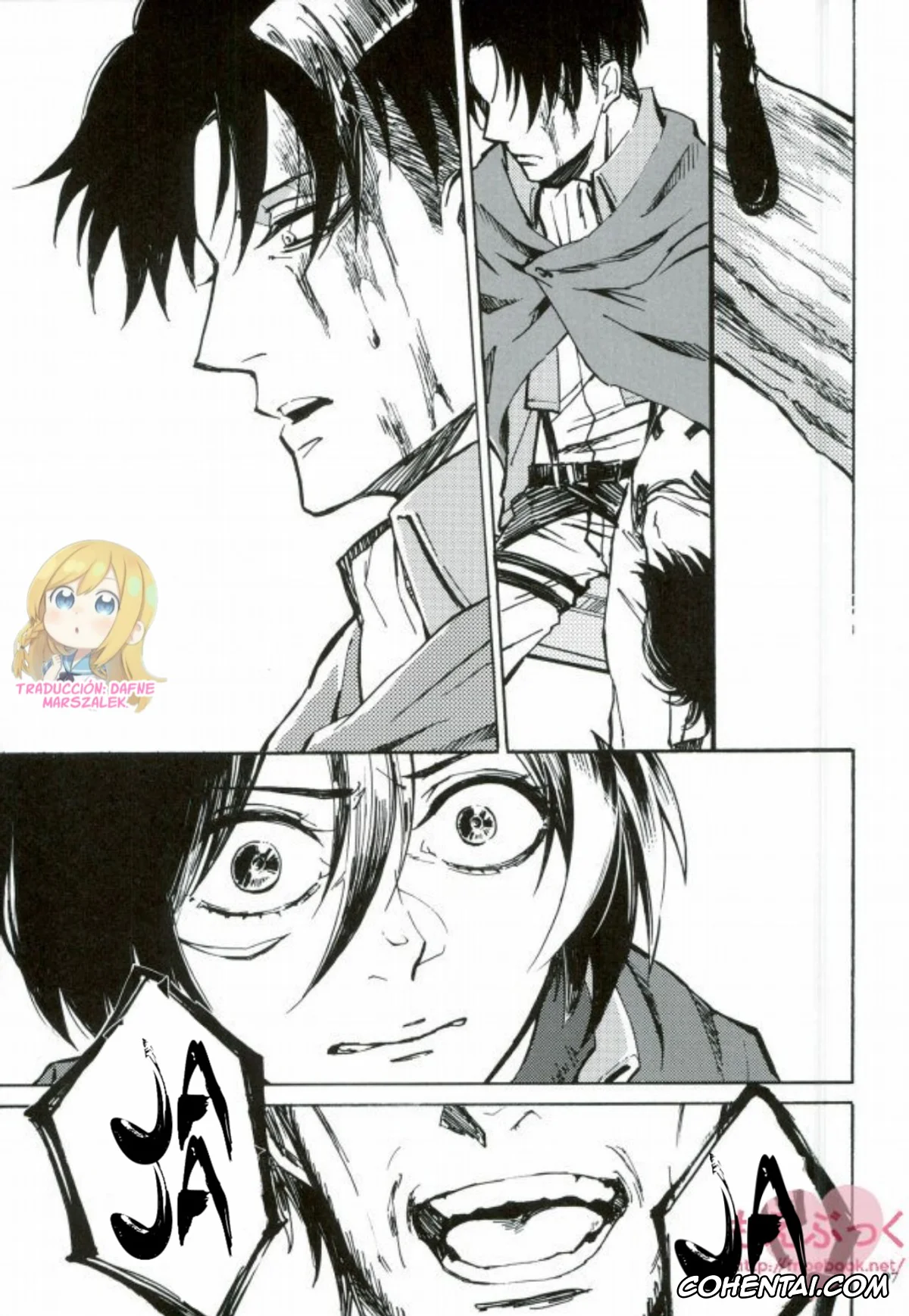 Shingeki No Kyojin | Attack On Titan hentai, Levi Ackerman hentai, Mikasa Ackerman hentai, Hamiau Senaka Futatsu no Sekai (Shingeki no Kyojin), pagina 6