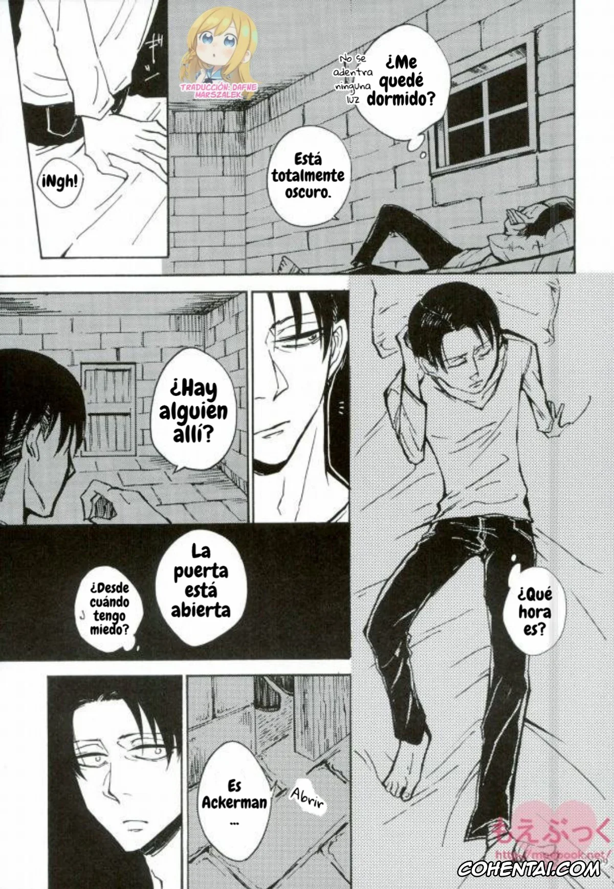 Shingeki No Kyojin | Attack On Titan porno, Levi Ackerman porno, Mikasa Ackerman porno, Hamiau Senaka Futatsu no Sekai (Shingeki no Kyojin), pagina 8