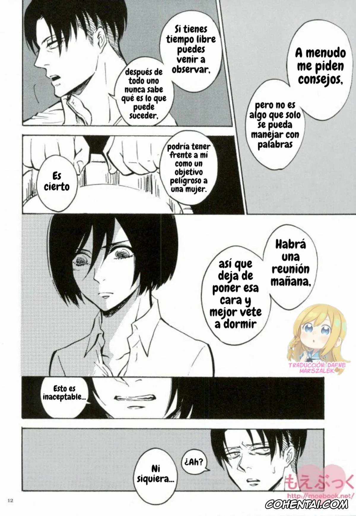 Shingeki No Kyojin | Attack On Titan porno, Levi Ackerman porno, Mikasa Ackerman porno, Hamiau Senaka Futatsu no Sekai (Shingeki no Kyojin), pagina 11