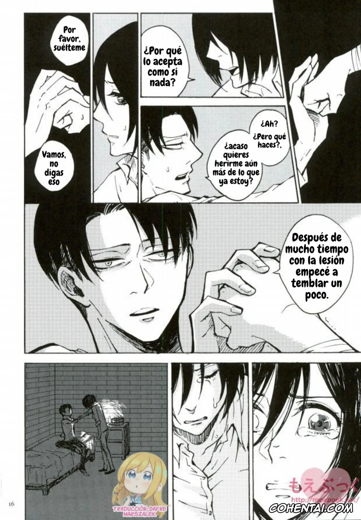 Shingeki No Kyojin | Attack On Titan hentai, Levi Ackerman hentai, Mikasa Ackerman hentai, Hamiau Senaka Futatsu no Sekai (Shingeki no Kyojin), pagina 15