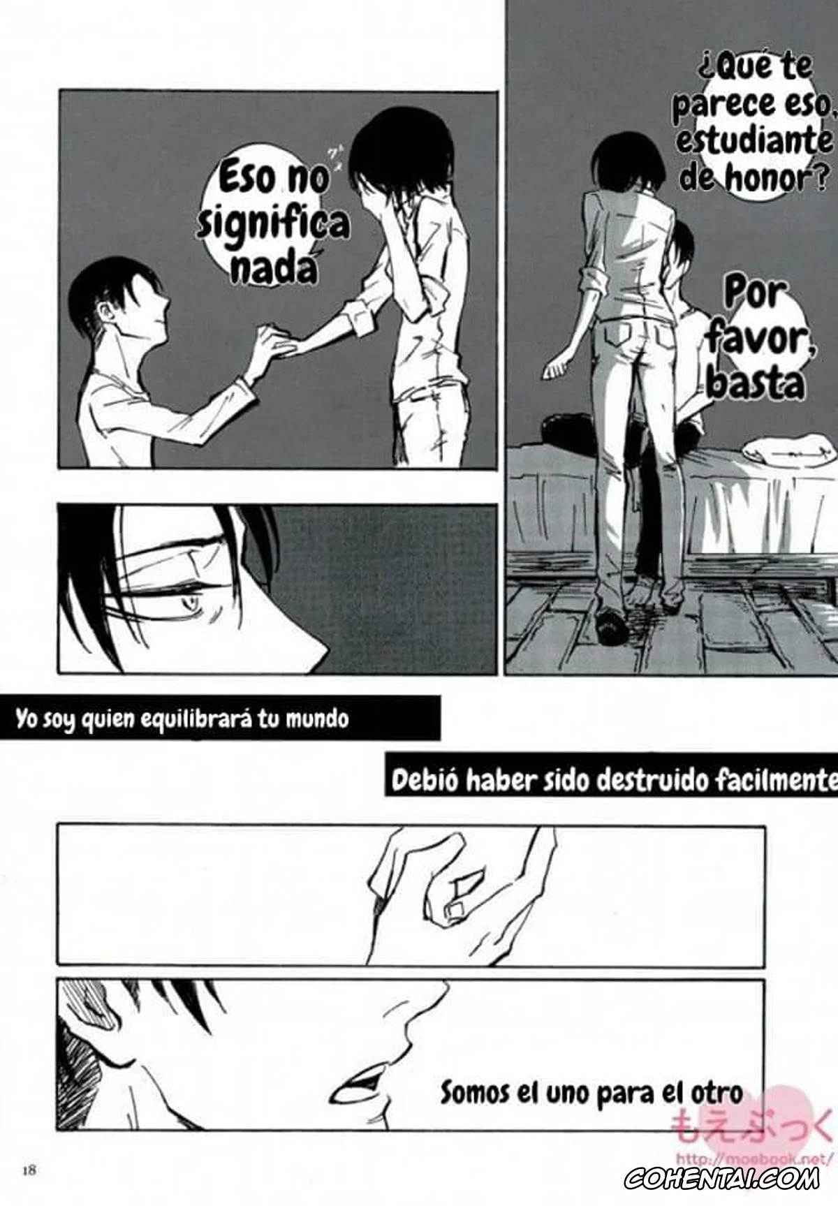 Shingeki No Kyojin | Attack On Titan porno, Levi Ackerman porno, Mikasa Ackerman porno, Hamiau Senaka Futatsu no Sekai (Shingeki no Kyojin), pagina 17