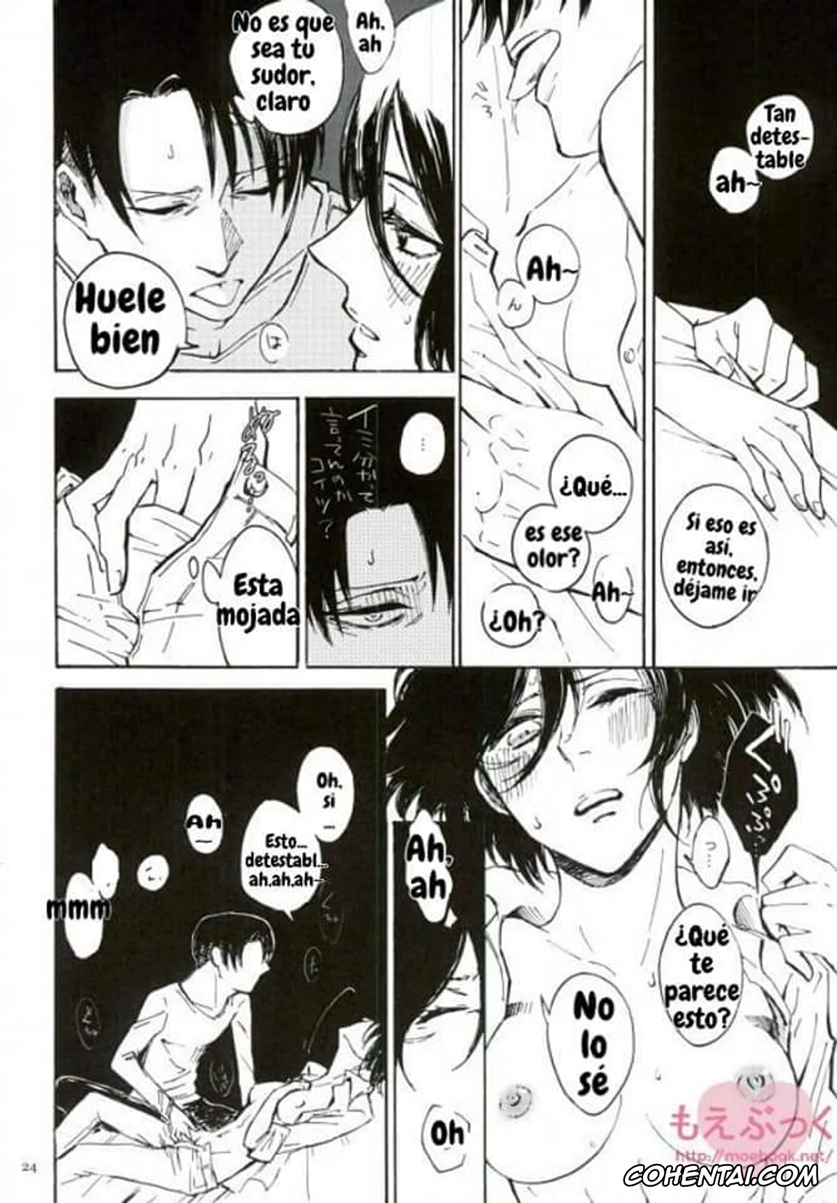 Shingeki No Kyojin | Attack On Titan porno, Levi Ackerman porno, Mikasa Ackerman porno, Hamiau Senaka Futatsu no Sekai (Shingeki no Kyojin), pagina 23